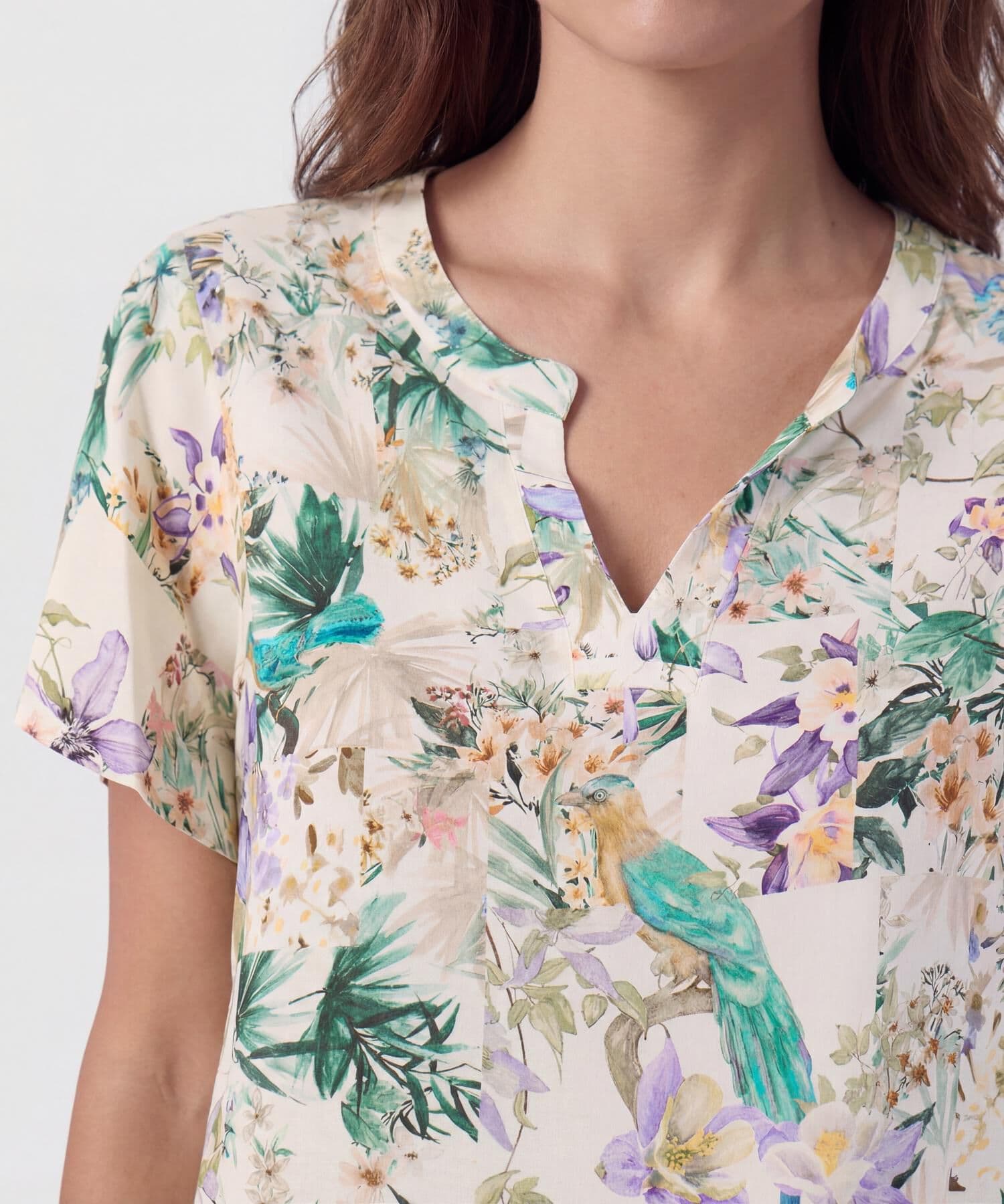 Blusa Cedro de Ciudad gris humo para mujer, vista 3