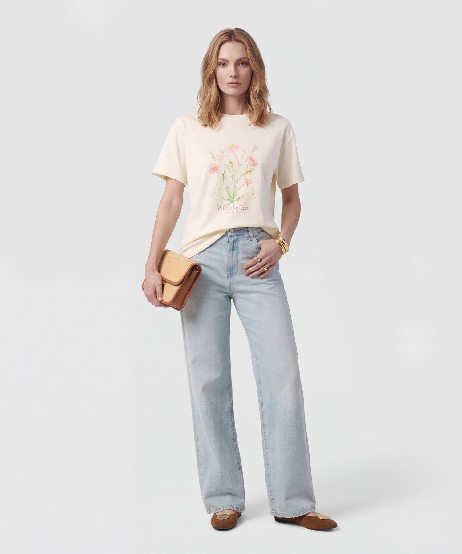 Camiseta Río de Viaje verde oliva para mujer, vista 2