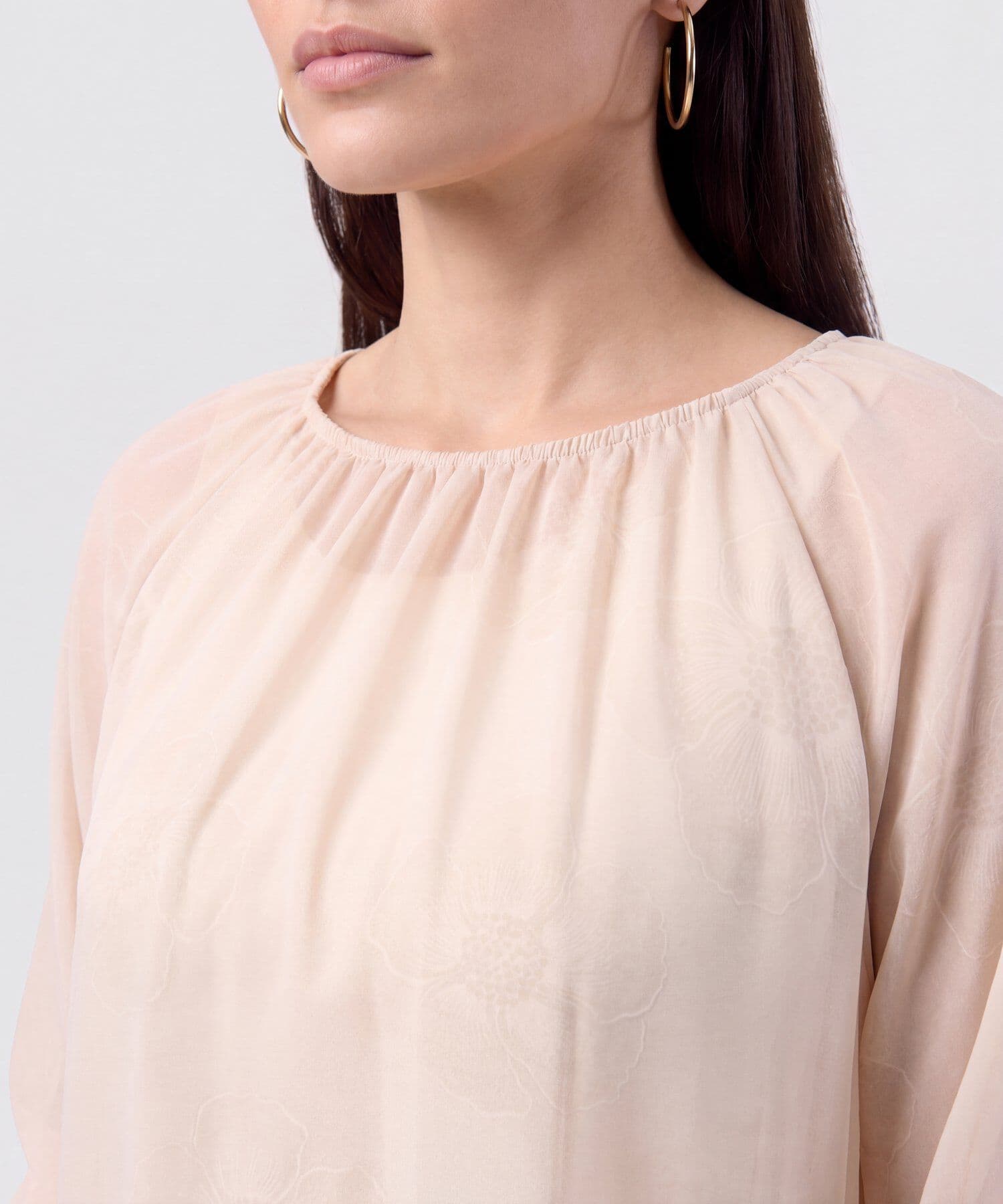 Blusa Dorada de Viaje arena para mujer, vista 3