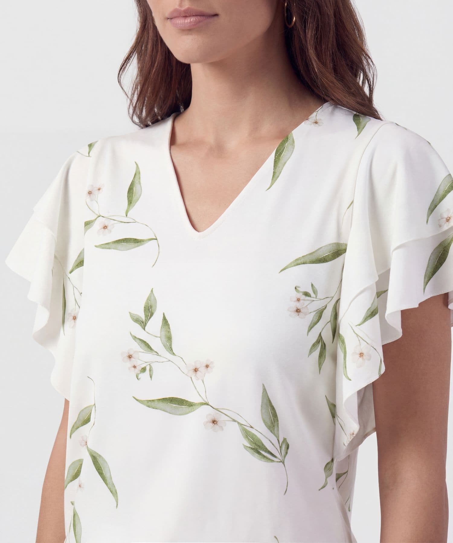Camiseta Tierra de Ciudad blanco para mujer, vista 3