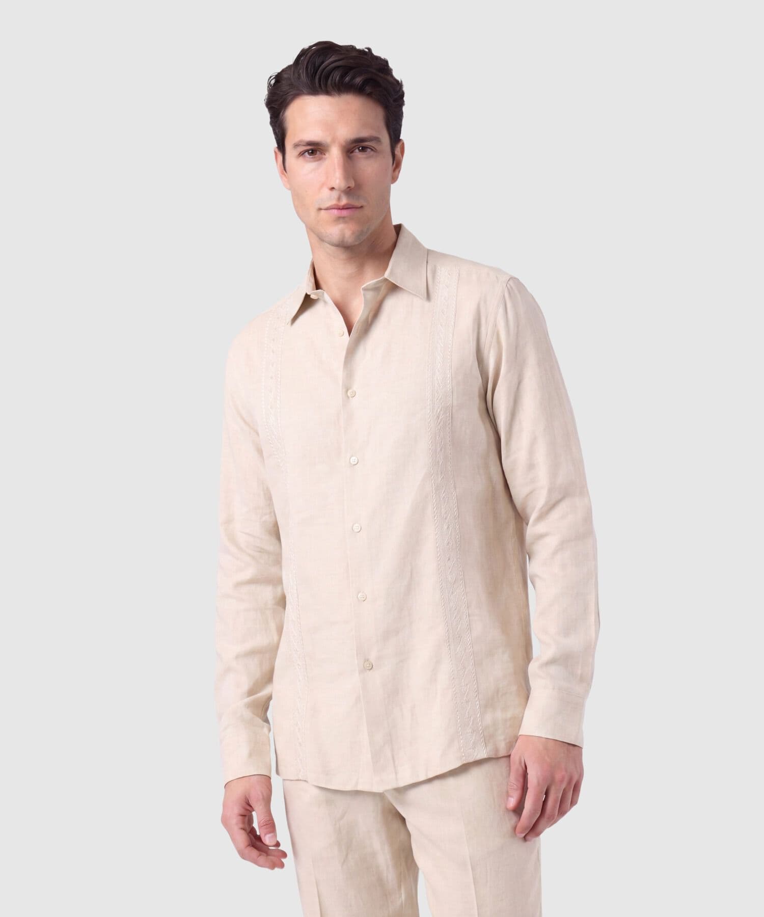Camiseta Coral Esencial arena para hombre, vista principal