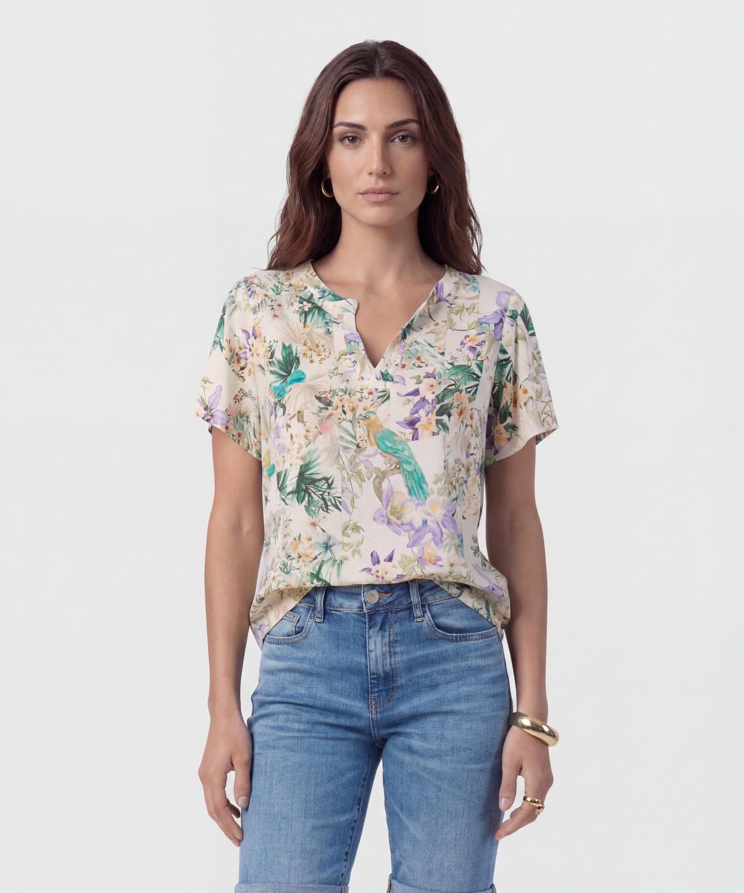 Blusa Cedro de Ciudad gris humo para mujer, vista principal