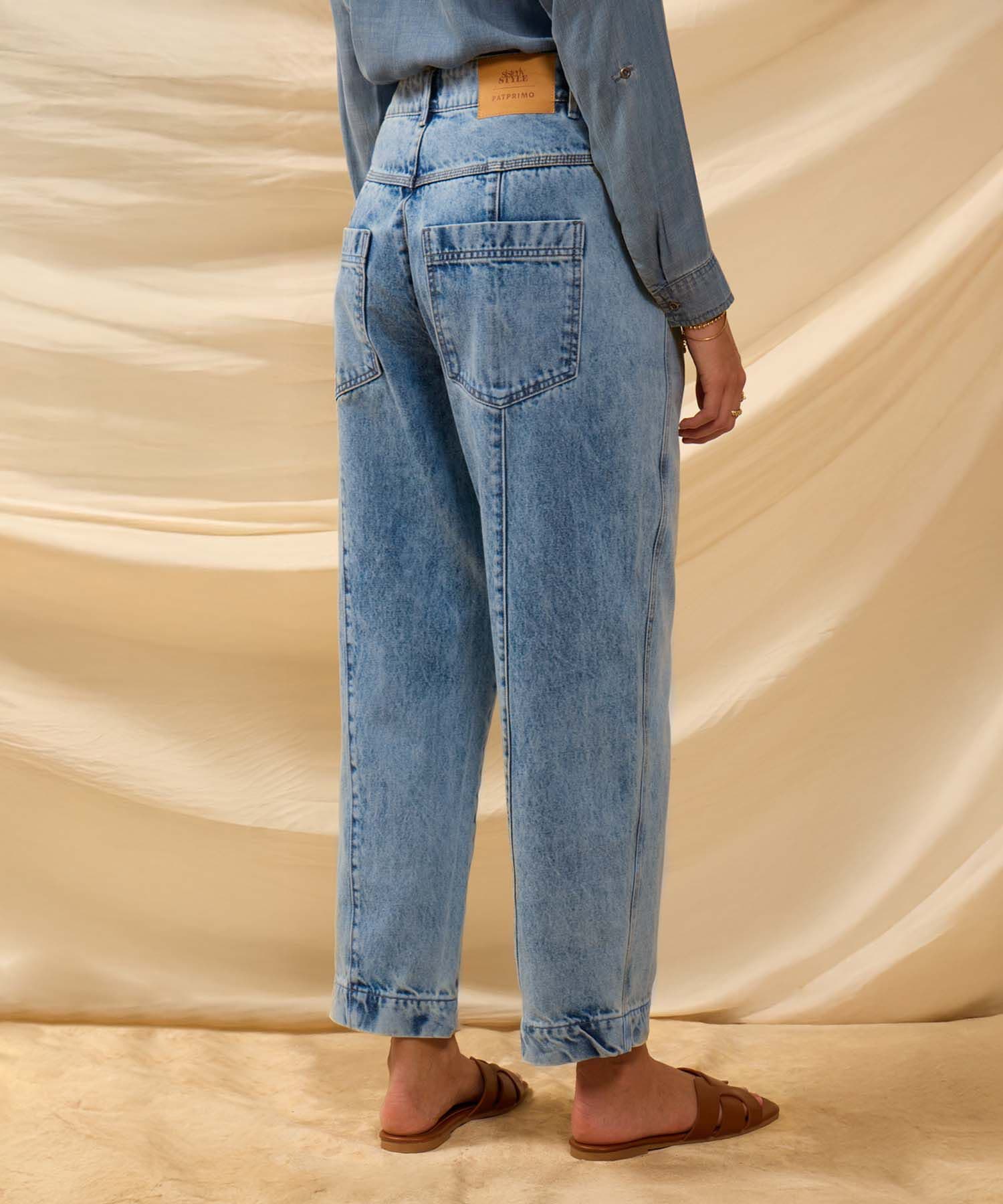 Jean Serena de Noche azul marino para mujer, vista 5