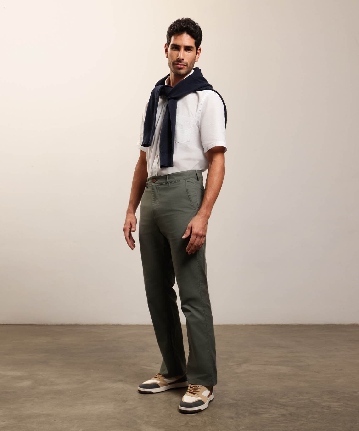 Camisa Celeste de Día blanco para hombre, vista 2