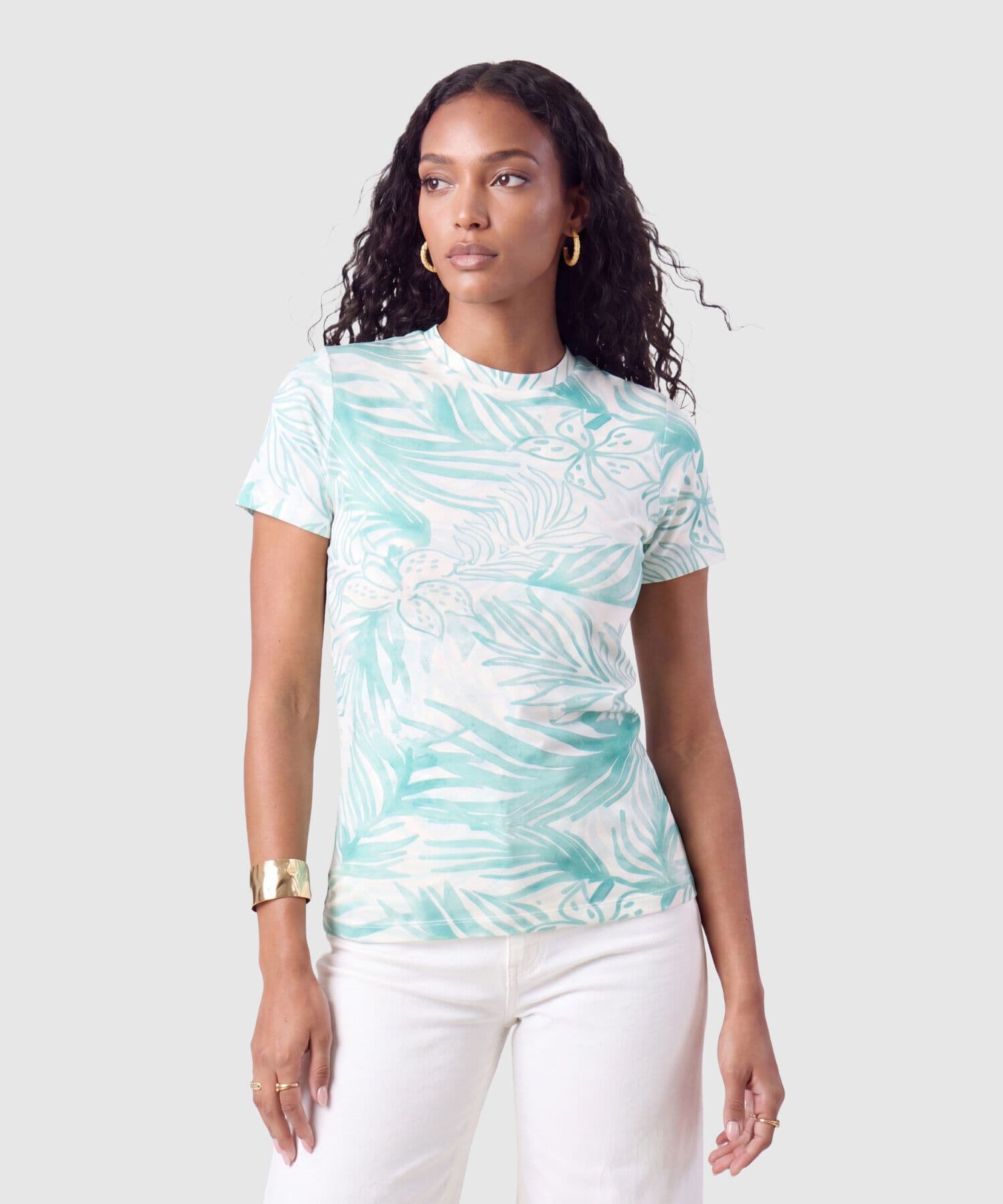 Camiseta Violeta Natural azul marino para mujer, vista principal
