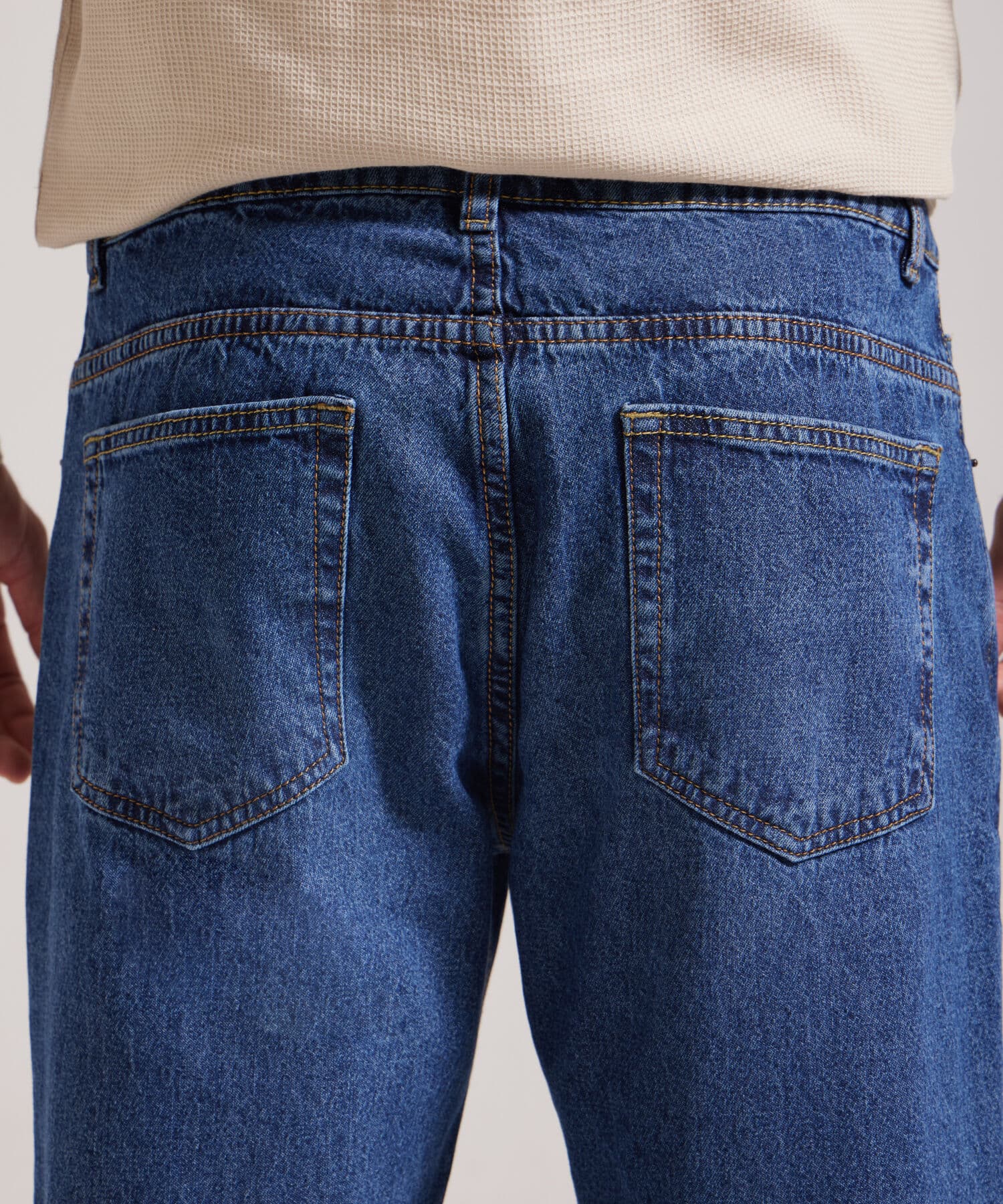 Jean Violeta Contemporáneo azul marino para hombre, vista 5