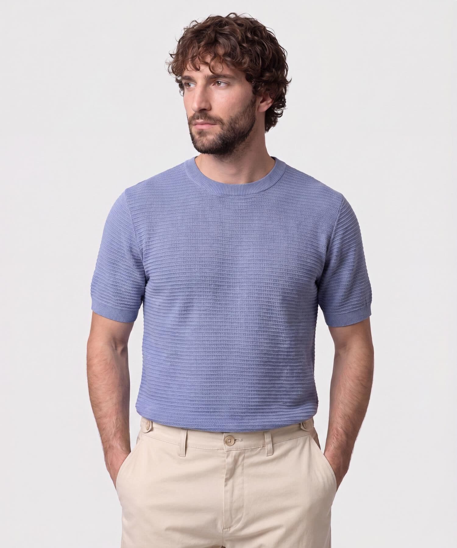 Camiseta Dalia Relajado azul marino para hombre, vista principal