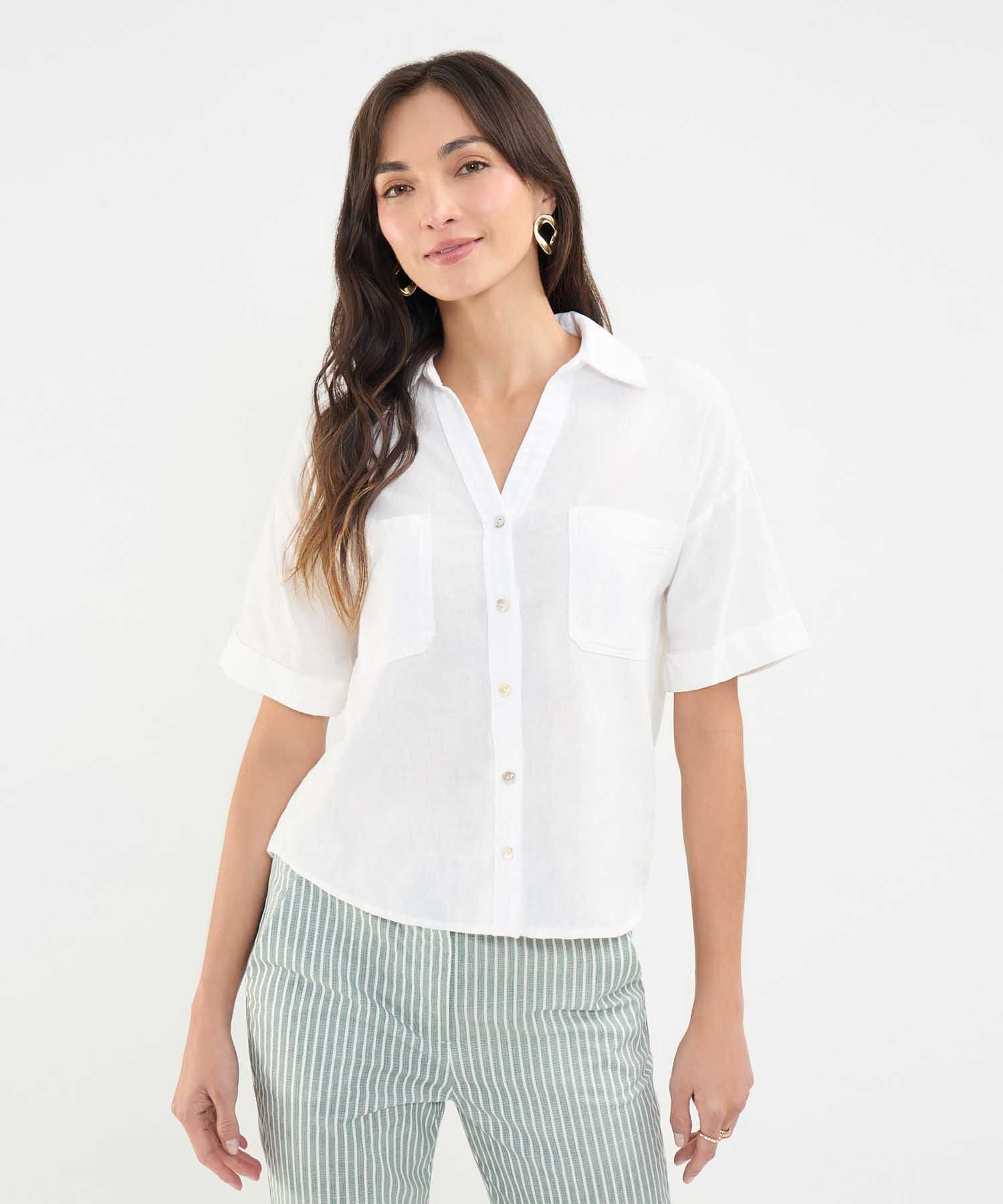 Camisa Cedro de Noche naranja para mujer, vista principal