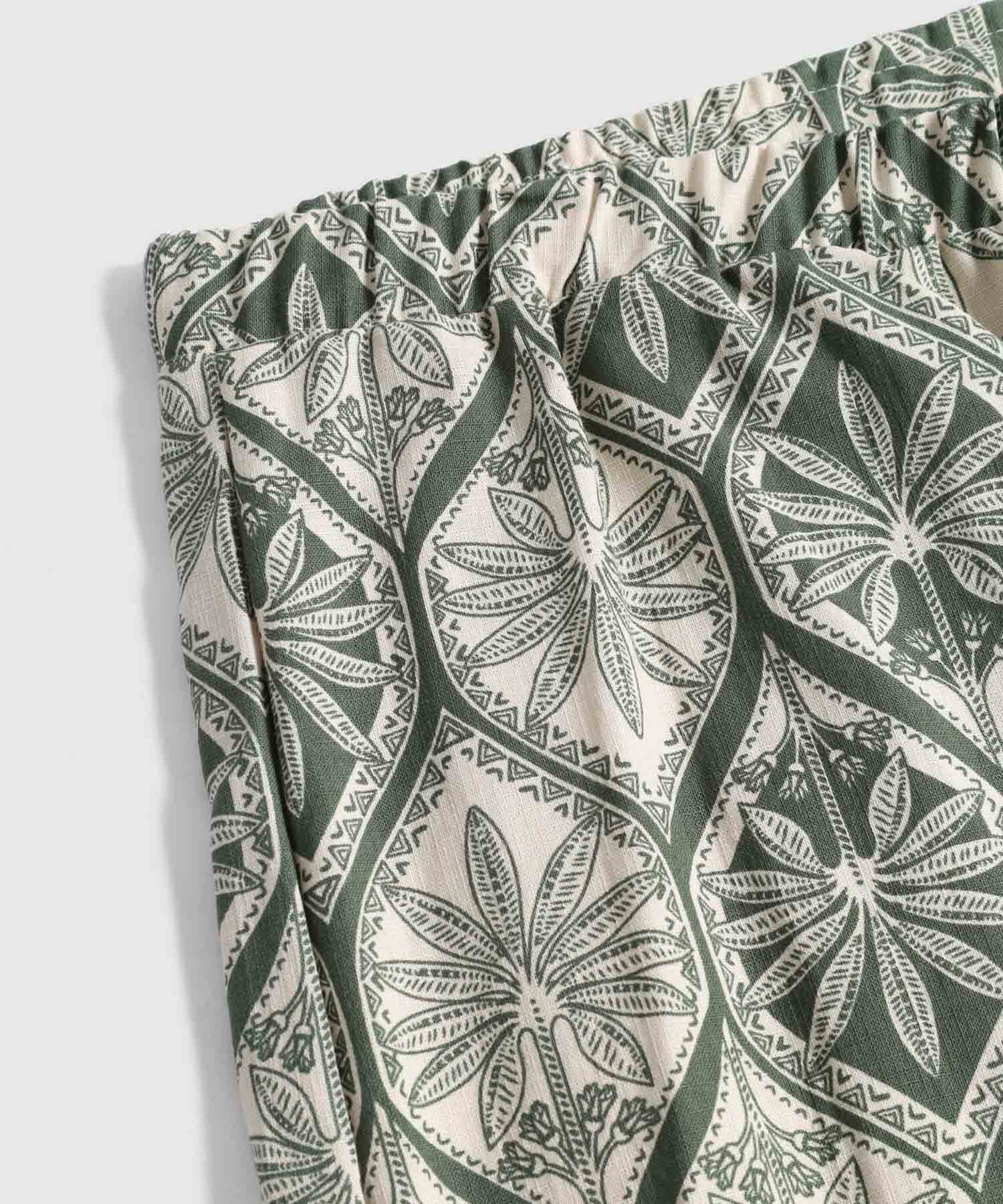 Pantalón Orquídea Edición Índigo verde oliva para mujer, vista 2