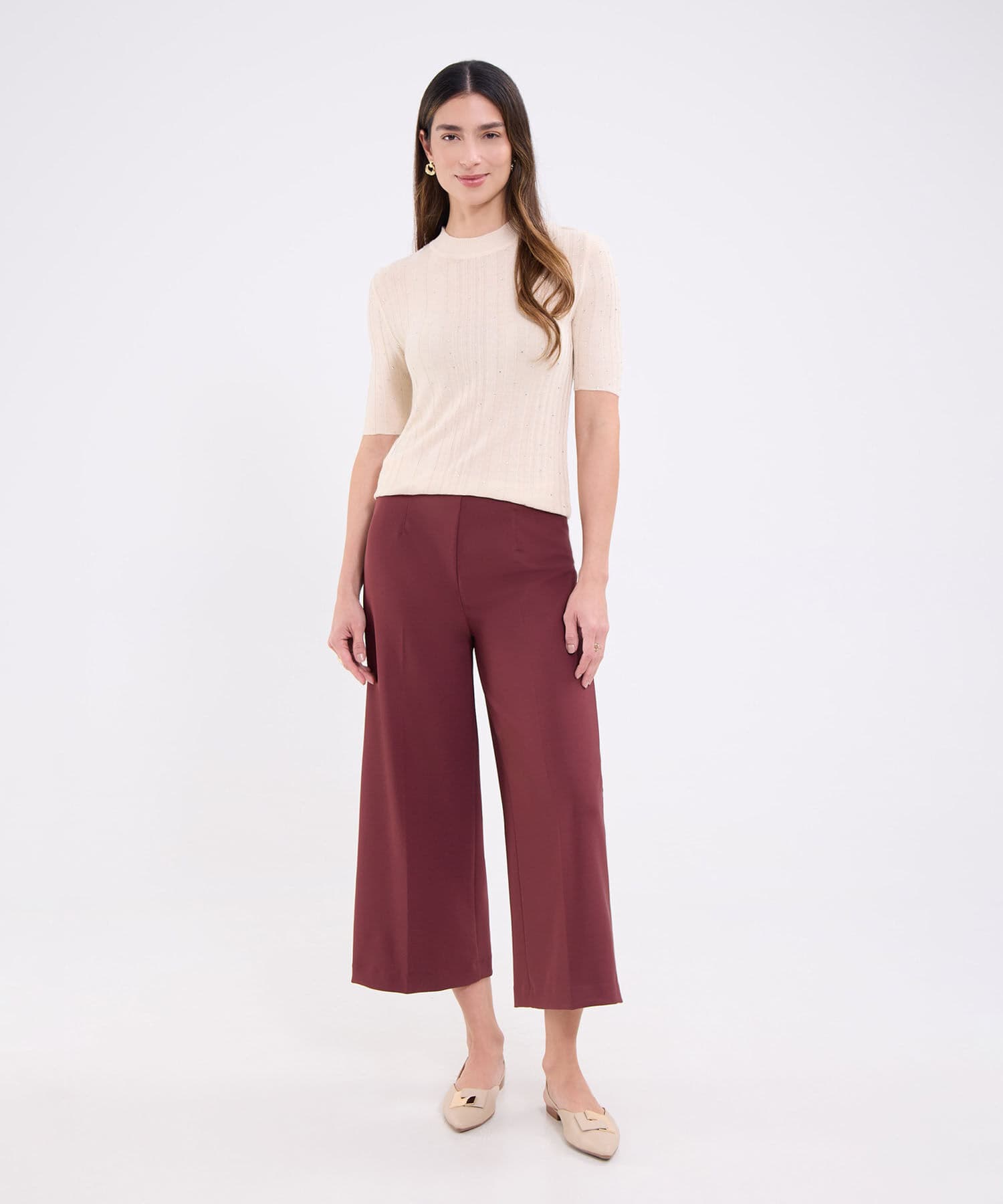 Pantalón Río de Día verde oliva para mujer, vista 2