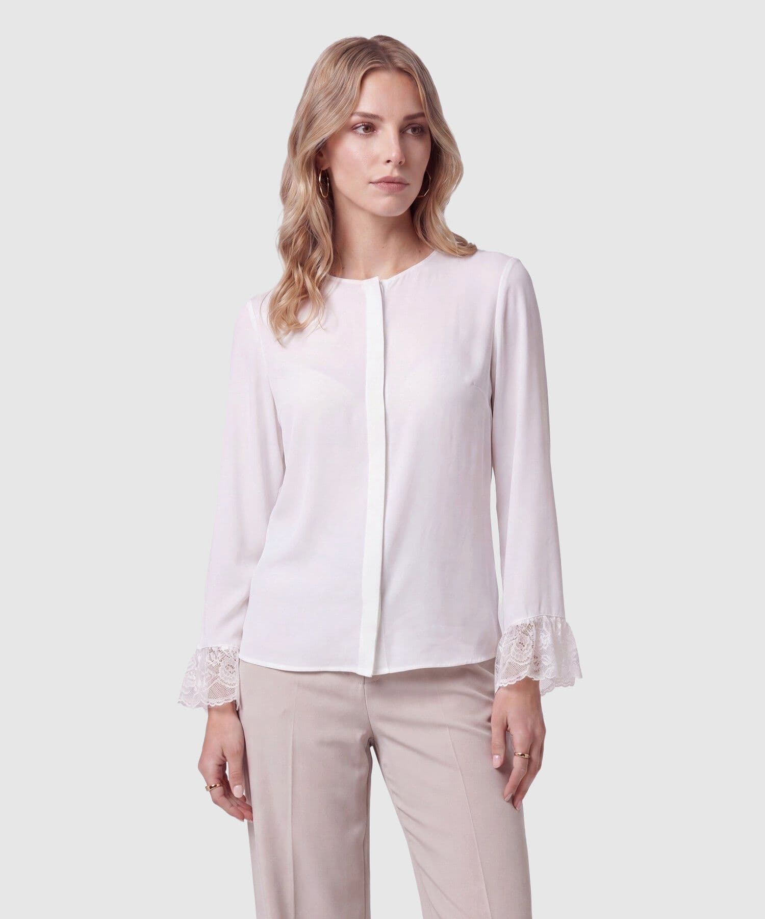 Blusa Dalia Urbano blanco para mujer, vista principal