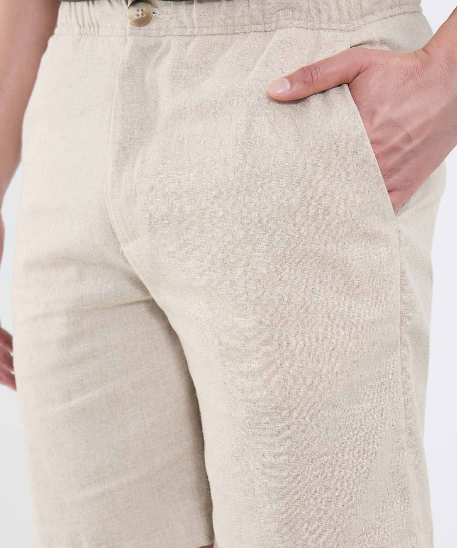 Bermuda Isadora Relajado café para hombre, vista 2