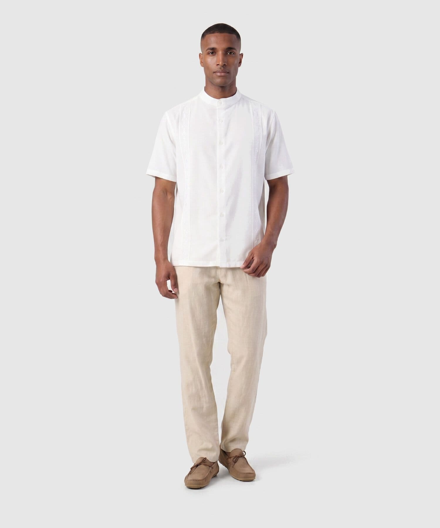 Camisa Candelaria de Noche blanco para hombre, vista 2