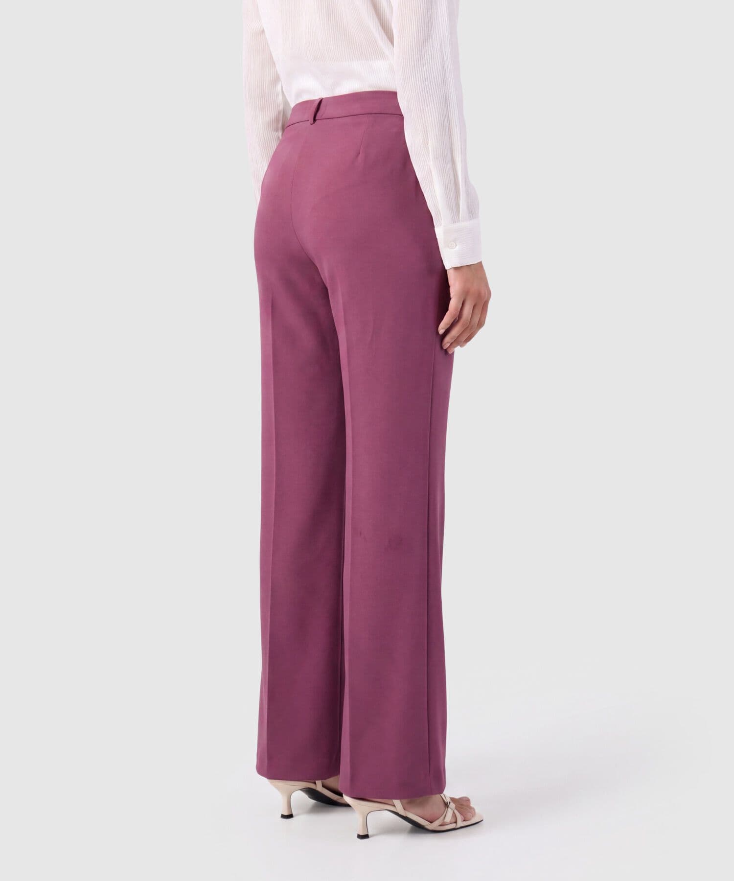 Pantalón Horizonte Minimalista blanco para mujer, vista 4
