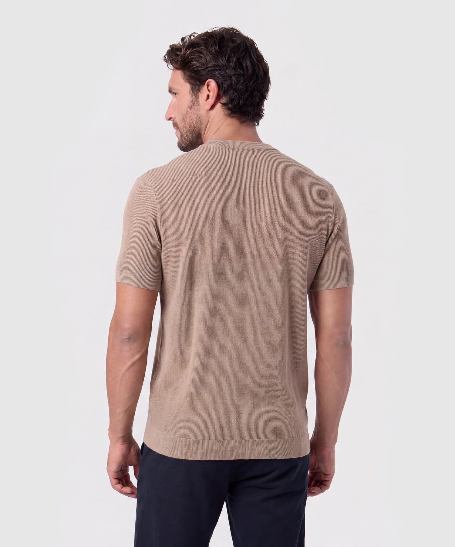 Camiseta Elisa Minimalista arena para hombre, vista 5