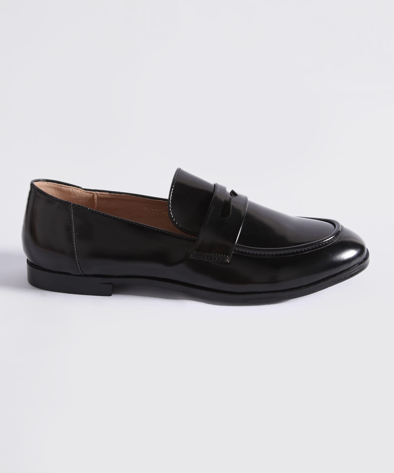 Mocasines Valentina Minimalista negro para mujer, vista 2
