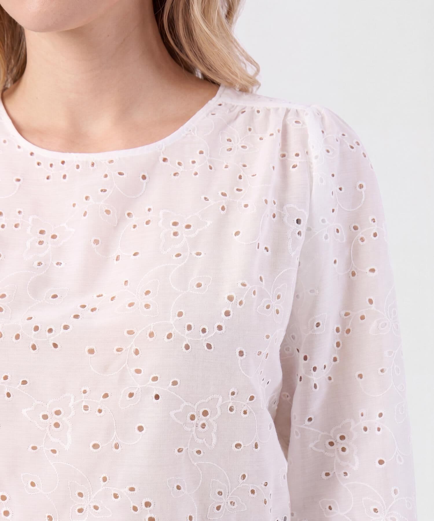 Blusa Julieta Suave blanco para mujer, vista 3