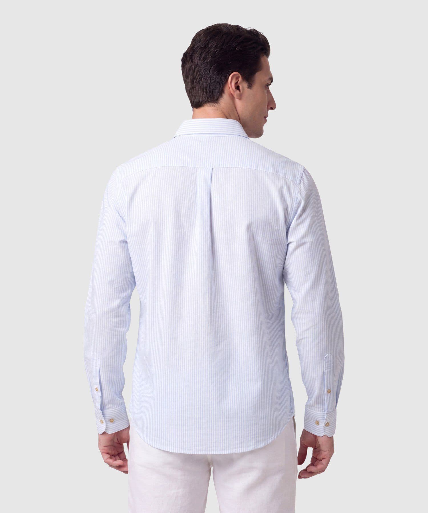 Camisa Cauce Suave azul marino para hombre, vista 4