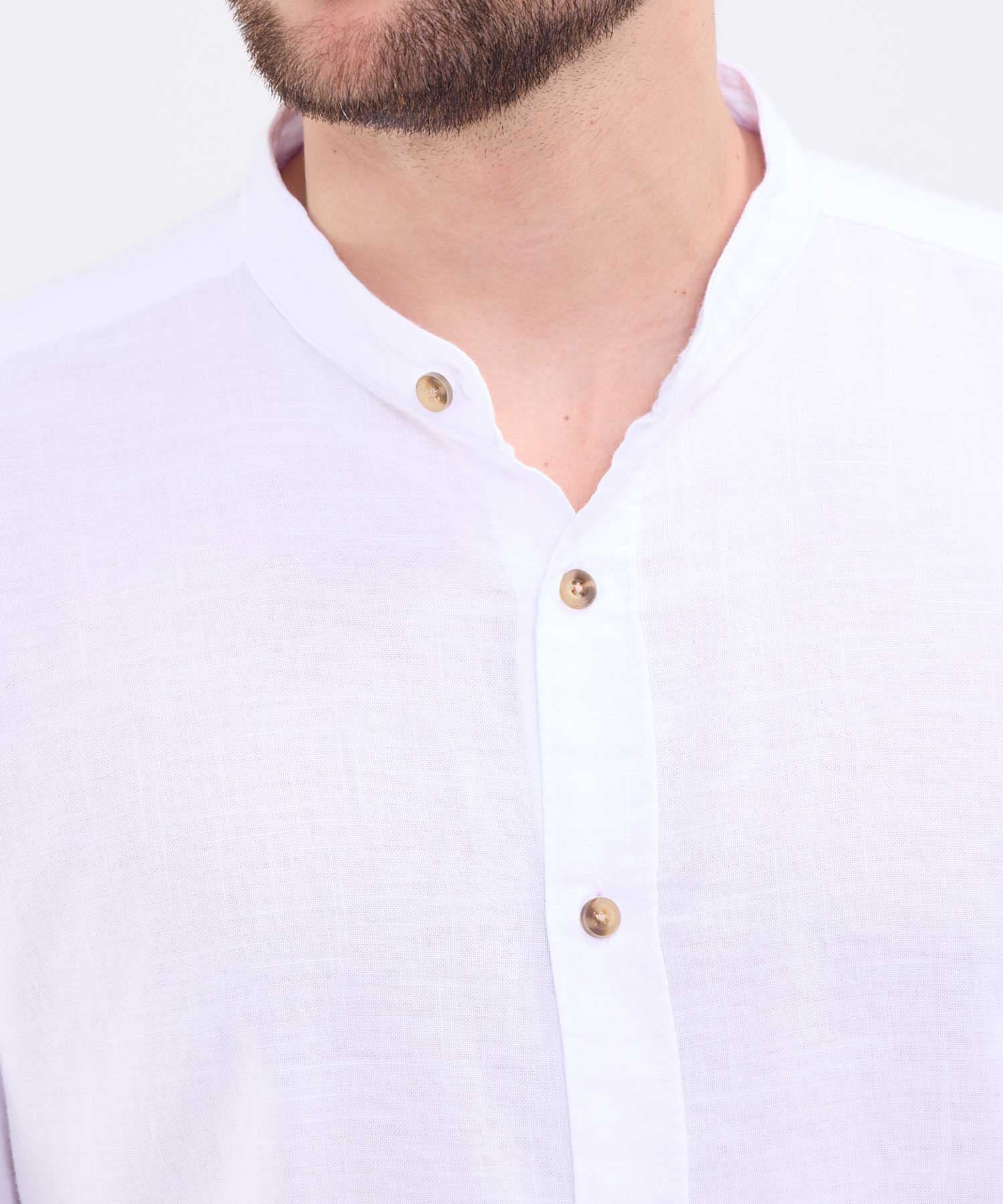 Camisa Litoral de Día blanco para hombre, vista 3