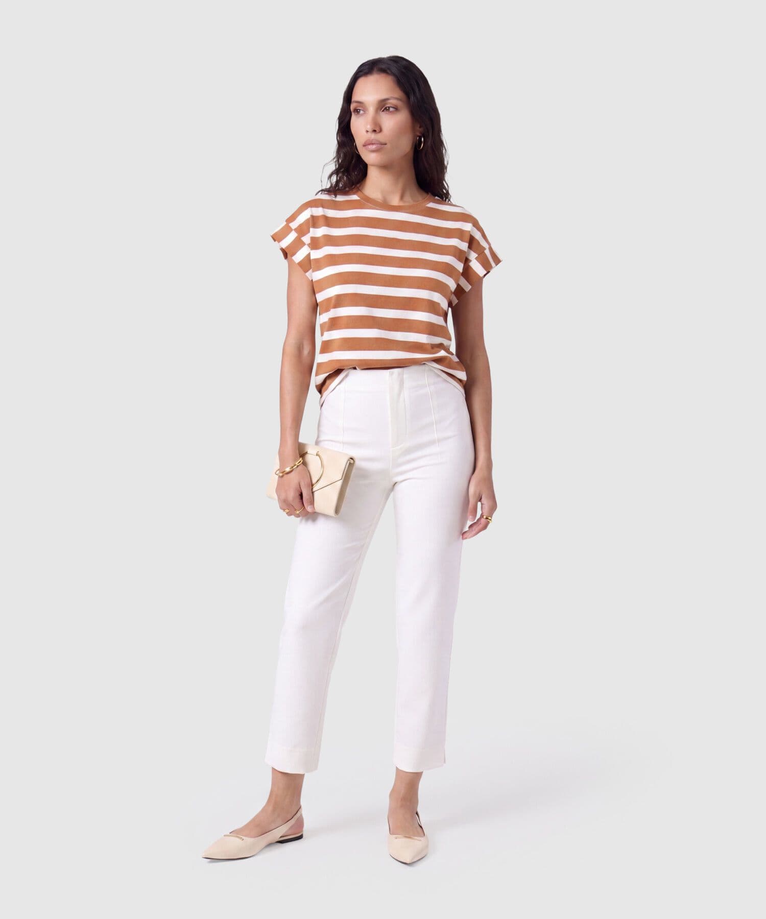 Camiseta Río de Día café para mujer, vista 2