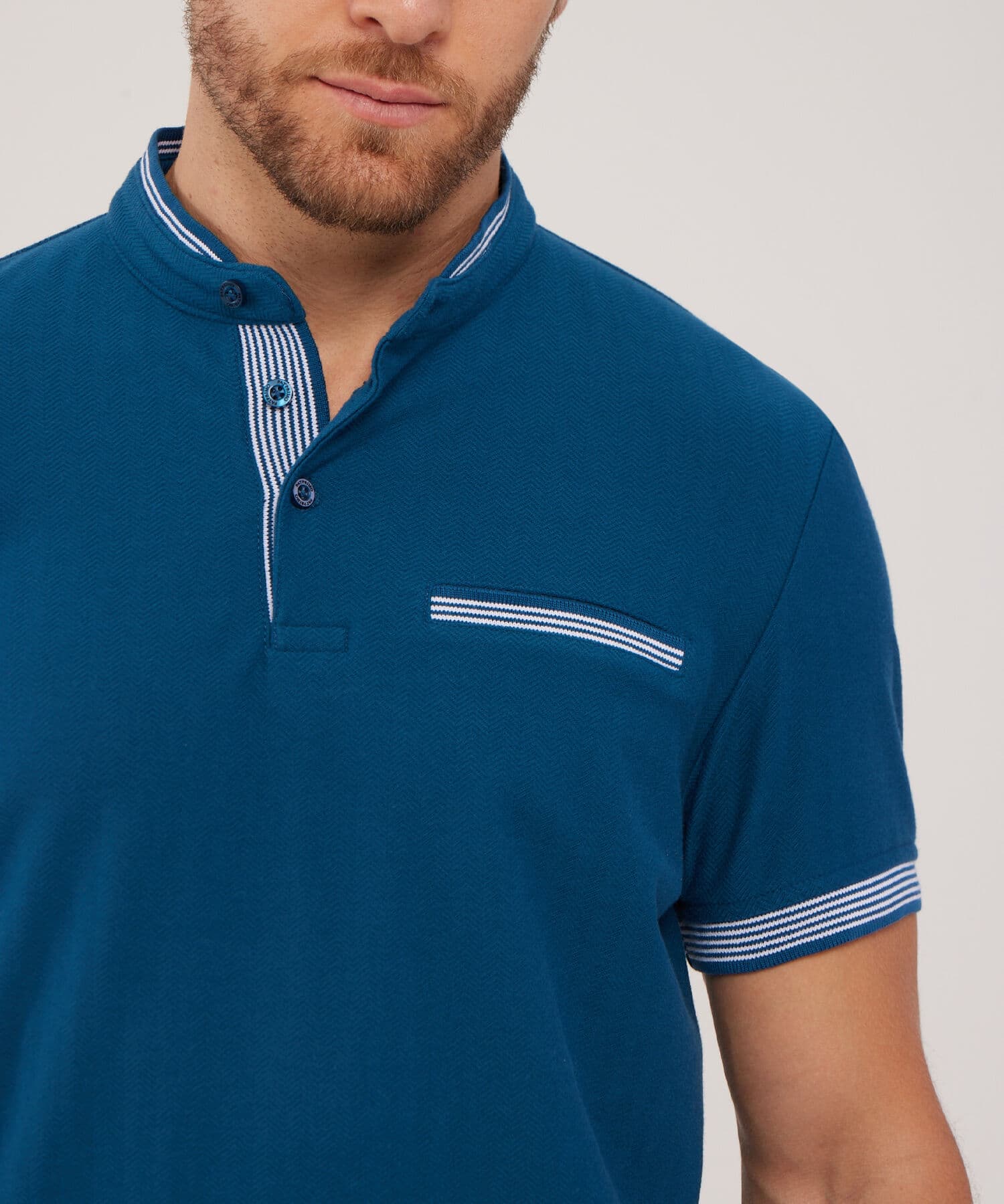 Polo Jacaranda Sastre verde oliva para hombre, vista 2