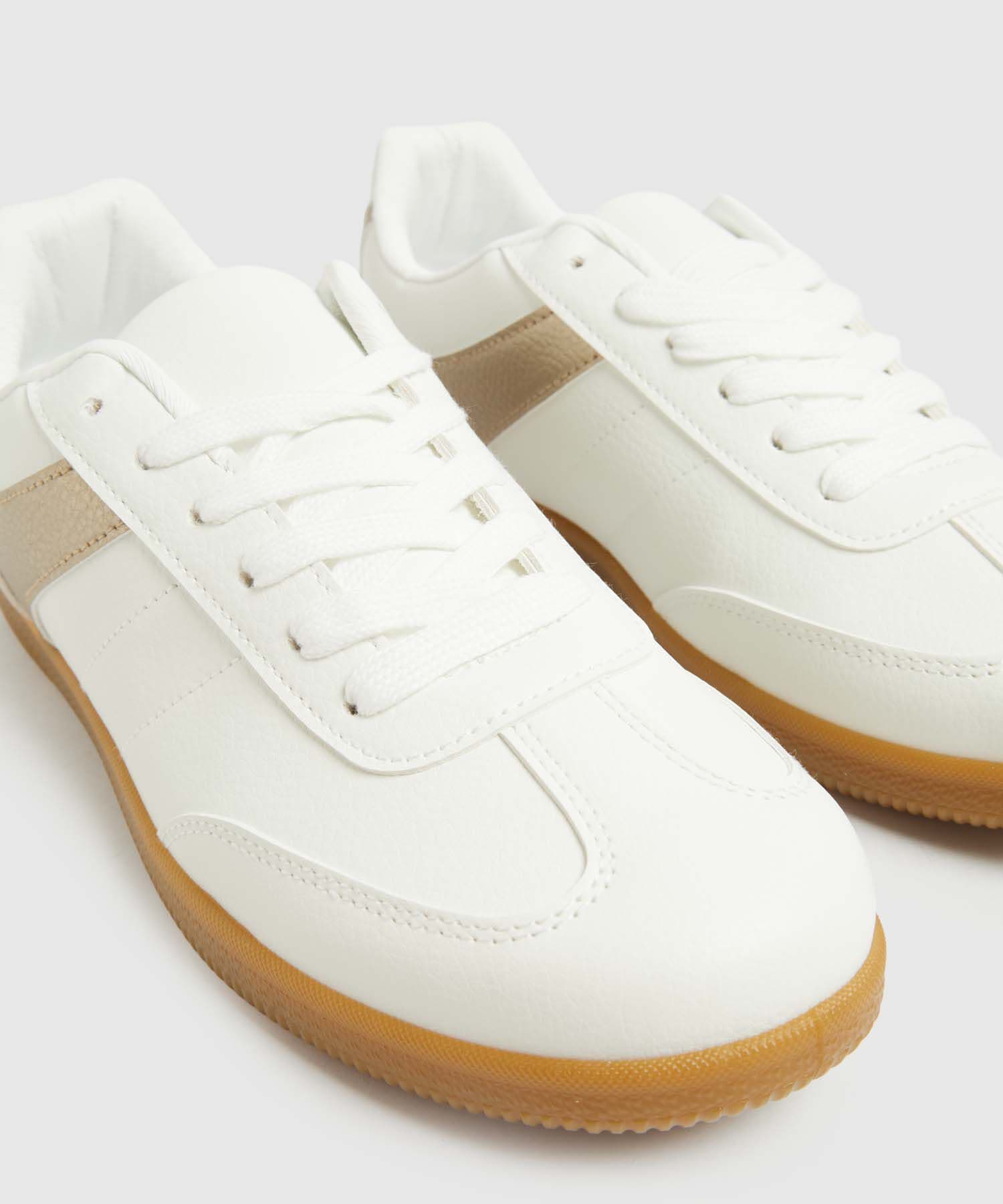 Tenis Valle Clásico blanco para mujer, vista 3