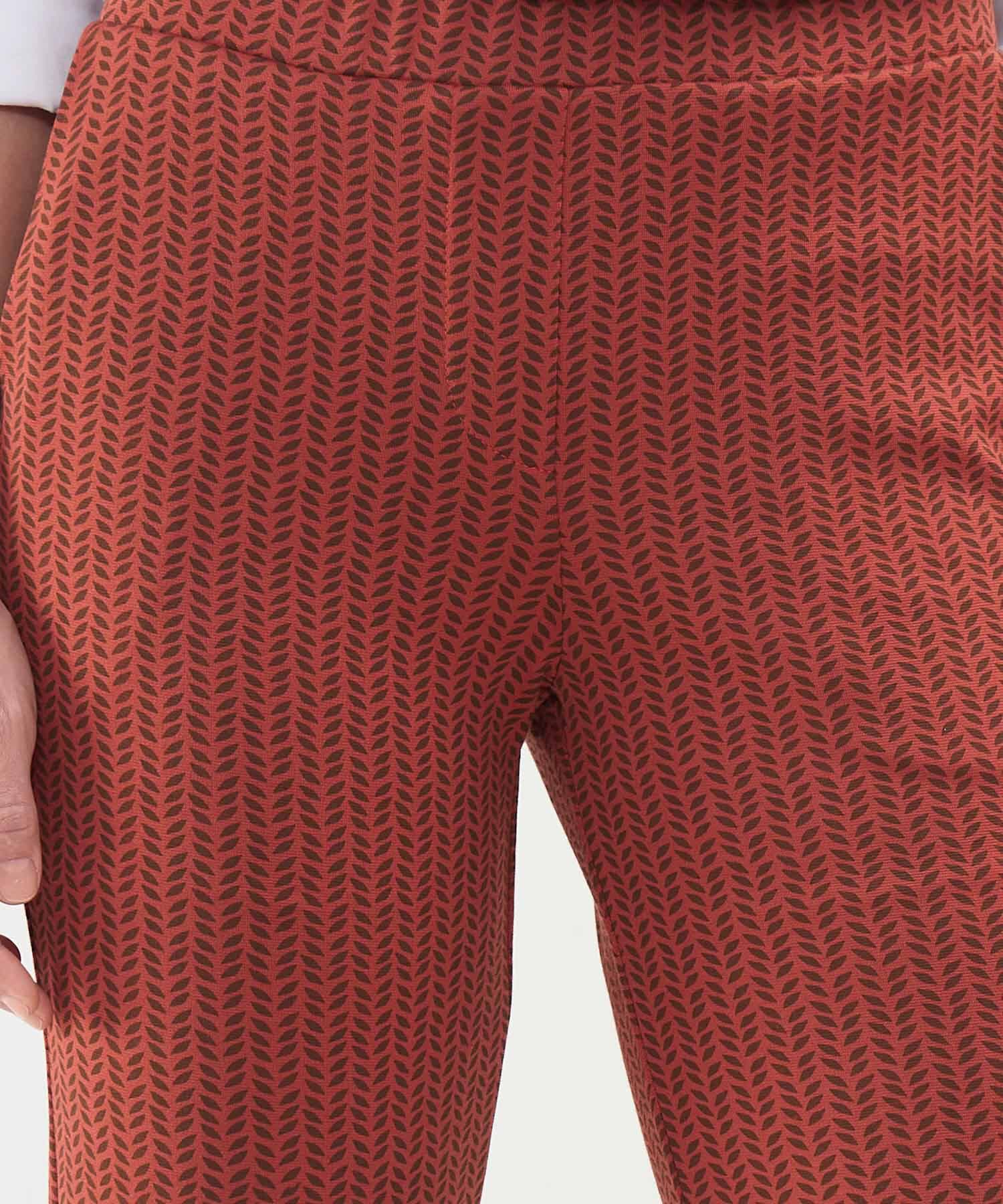 Botines Elisa Edición Lino naranja para mujer, vista 3