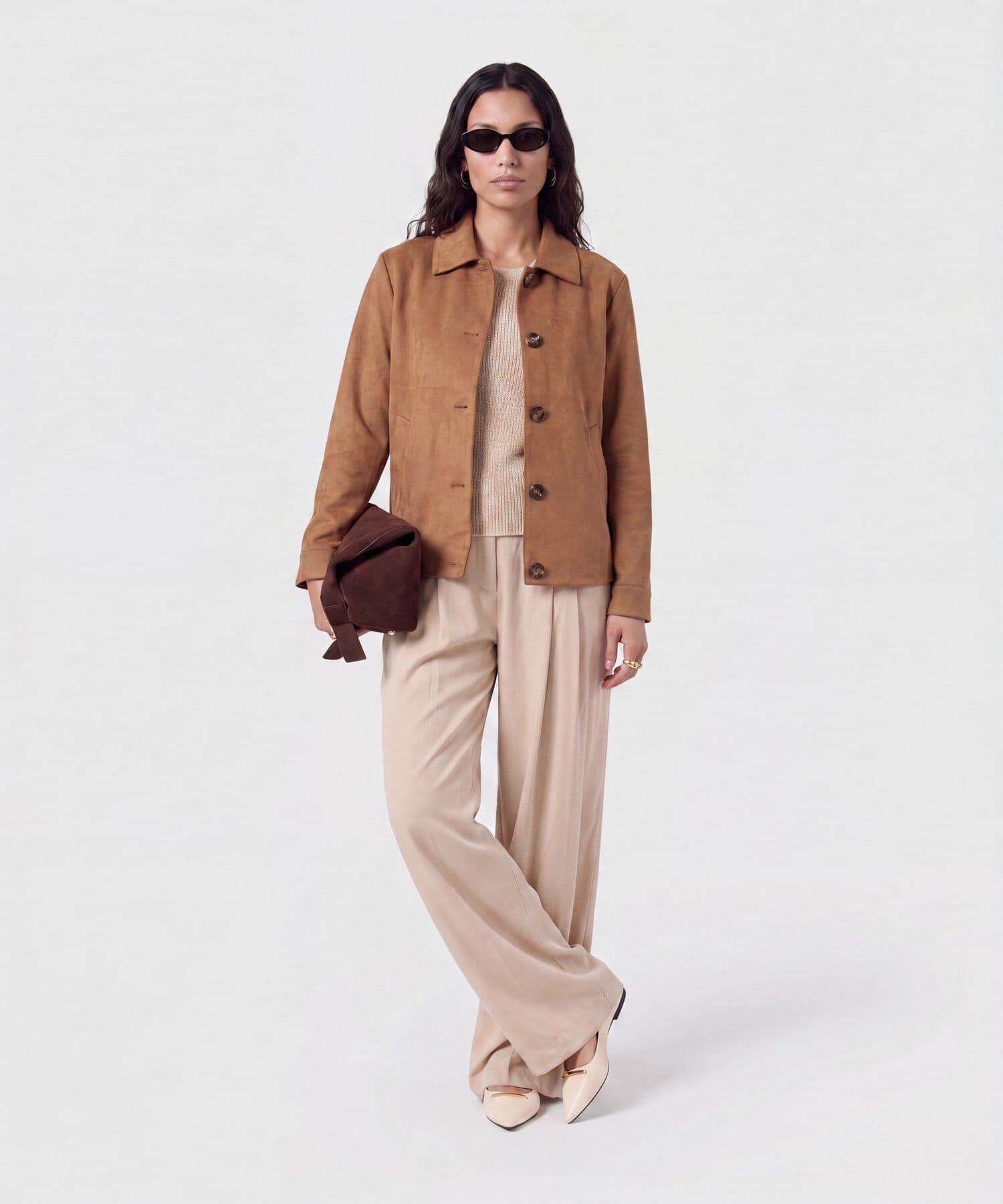 Chaqueta Litoral de Viaje café para mujer, vista 2