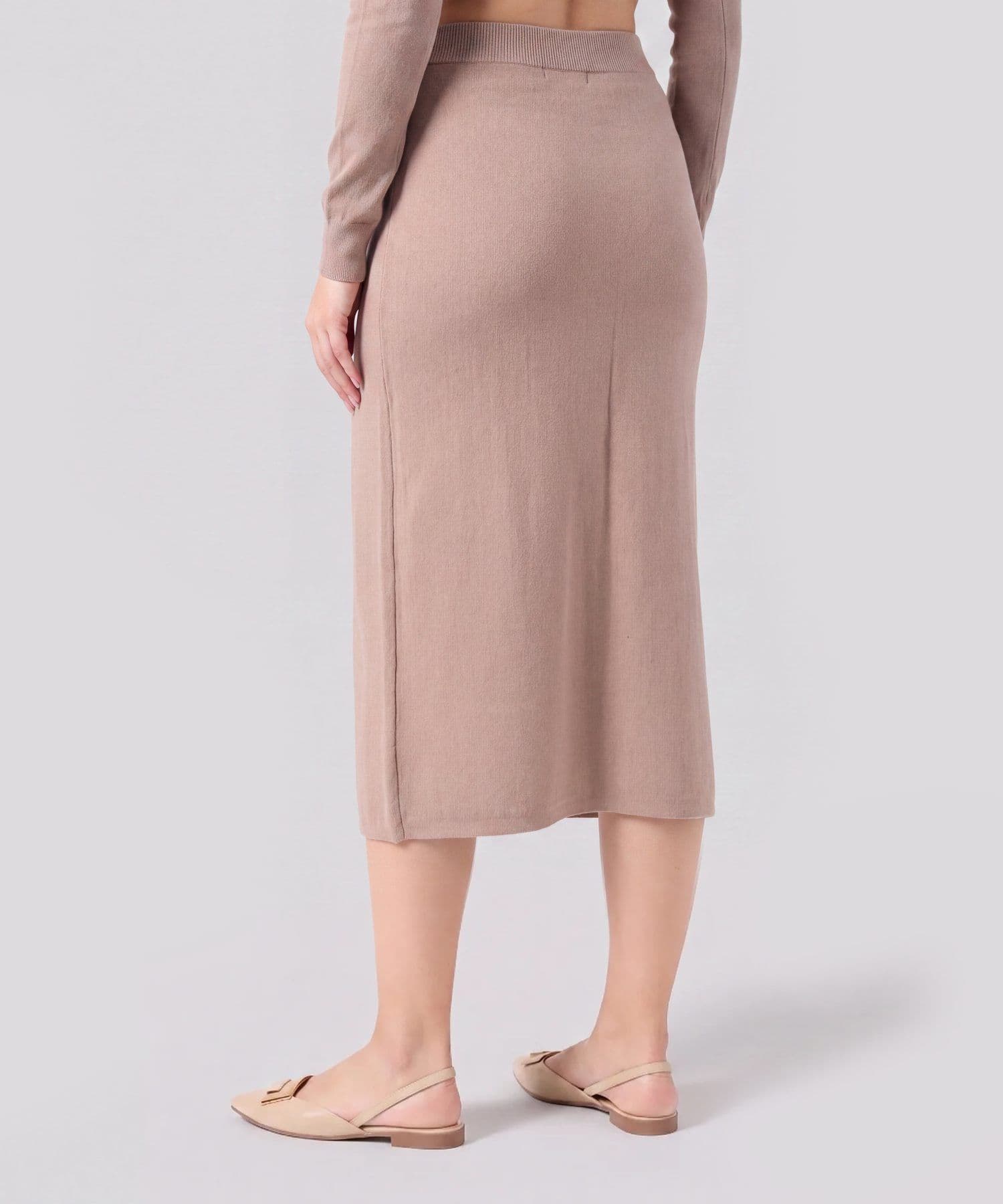 Falda Carmín de Ciudad café para mujer, vista 4