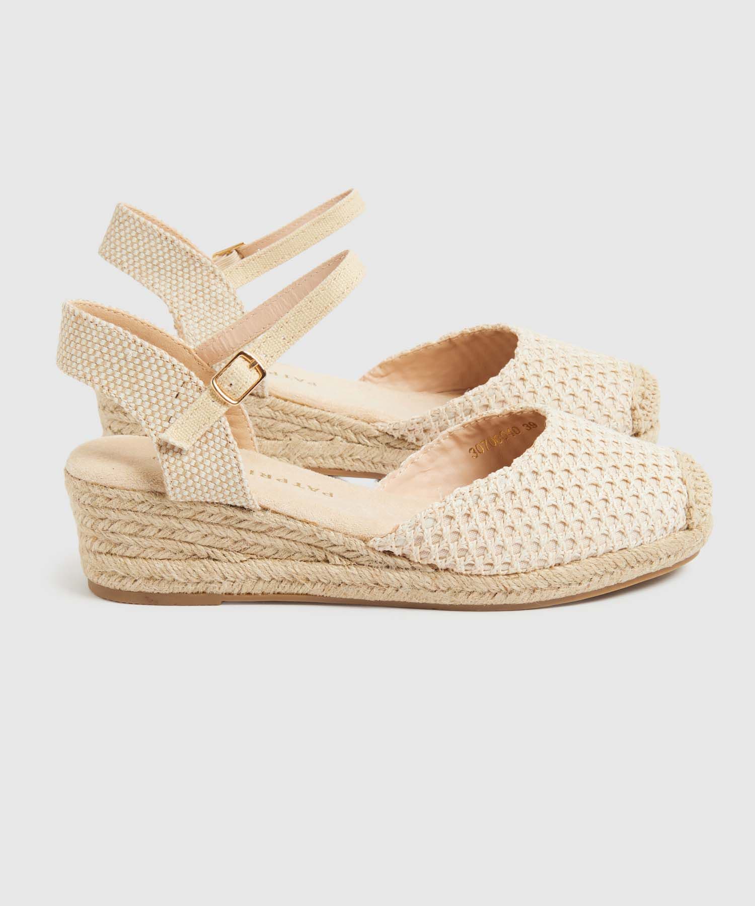 Zapatos Cauce Texturizado camel para mujer, vista 2