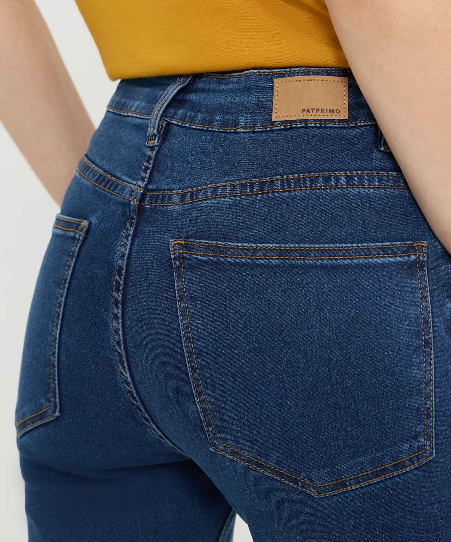 Jean Calima Edición Lino azul marino para mujer, vista 5