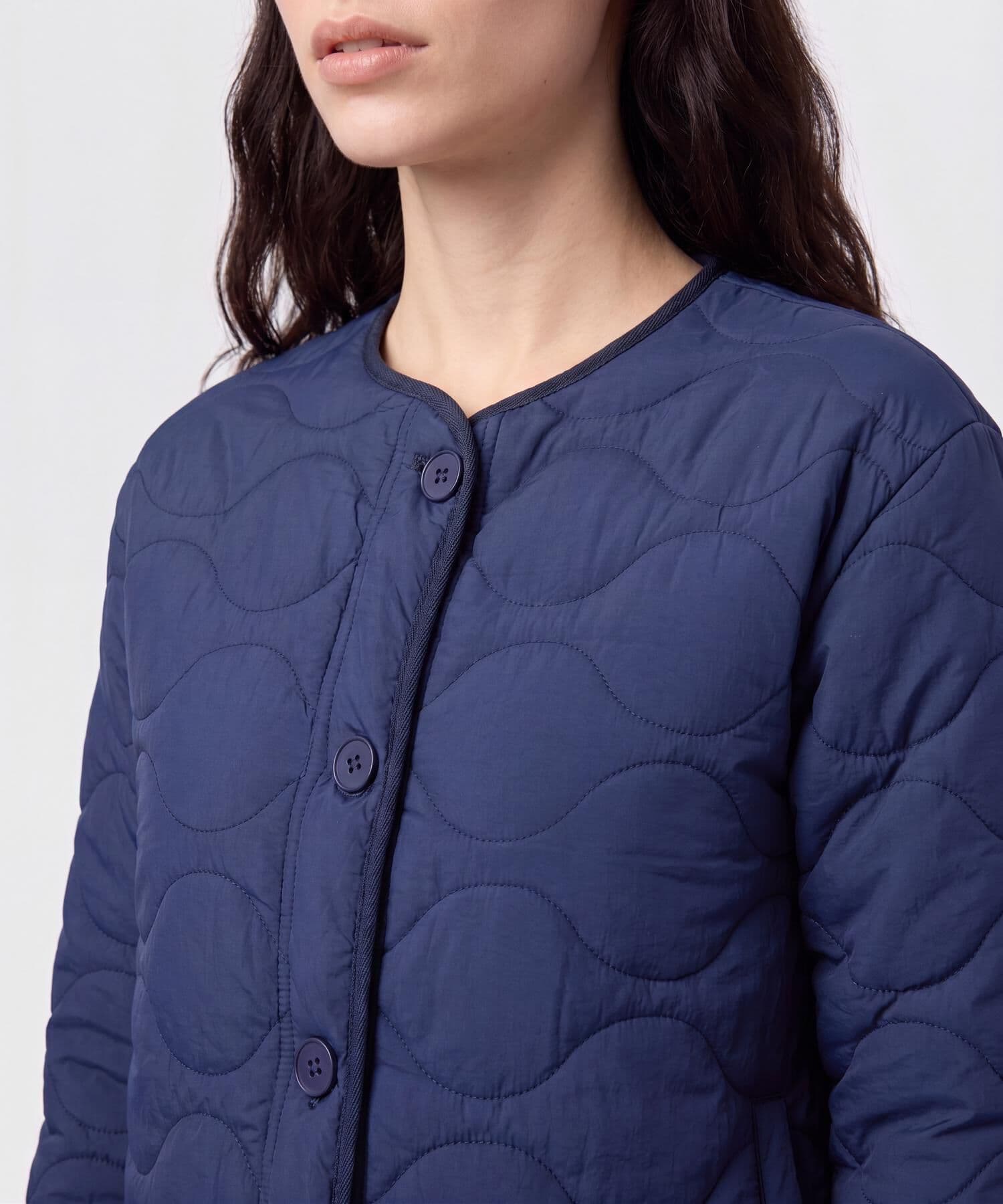 Chaqueta Cauce Minimalista azul marino para mujer, vista 3