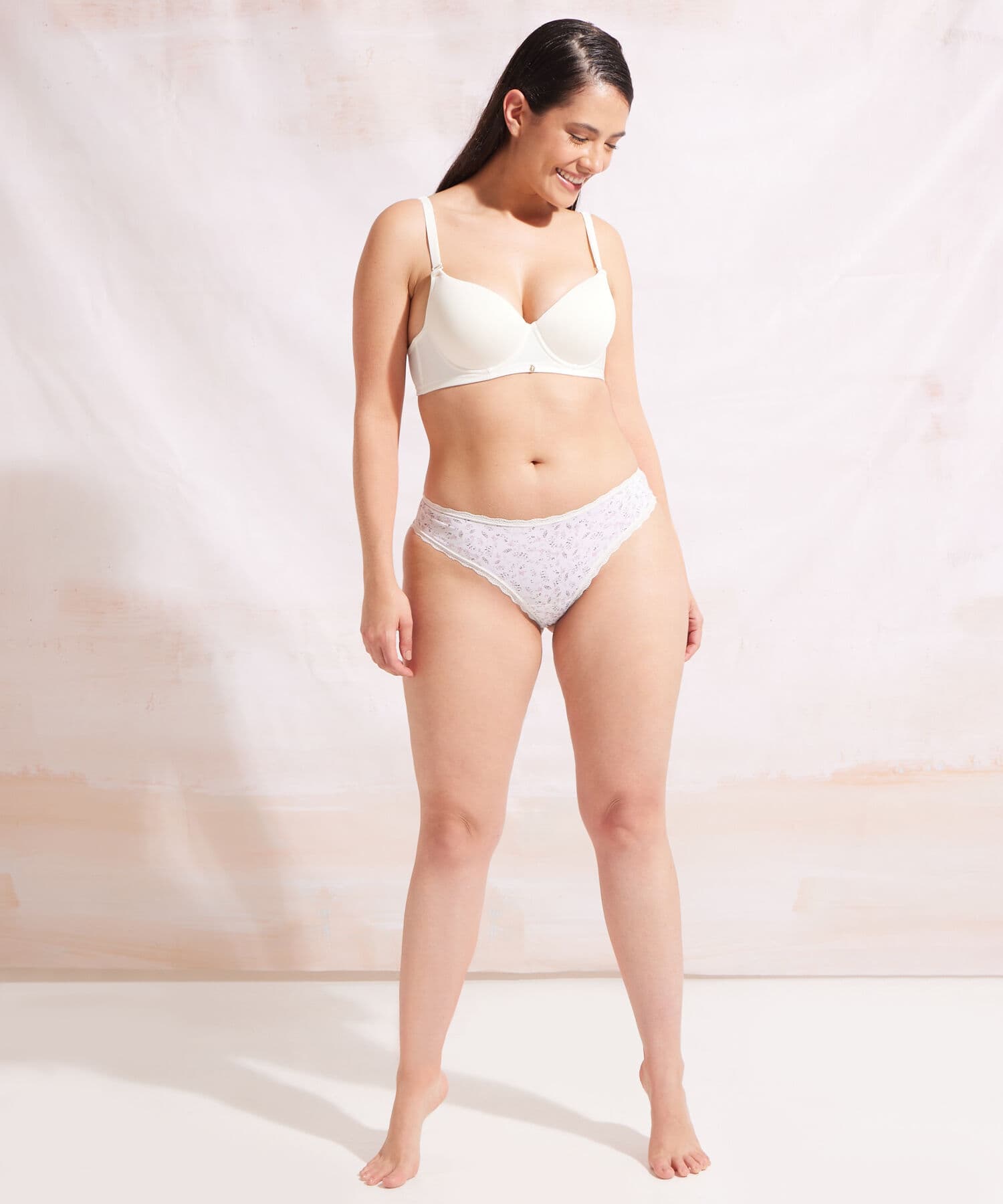 Ropa interior Coral Edición Índigo blanco para mujer, vista 6
