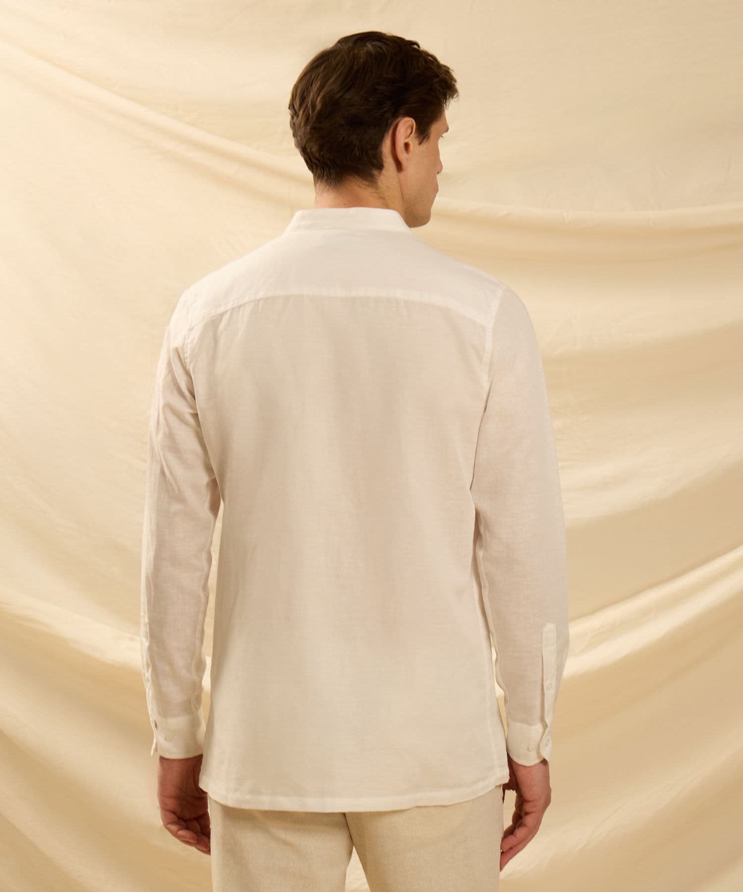 Camiseta Tierra Suave arena para hombre, vista 4