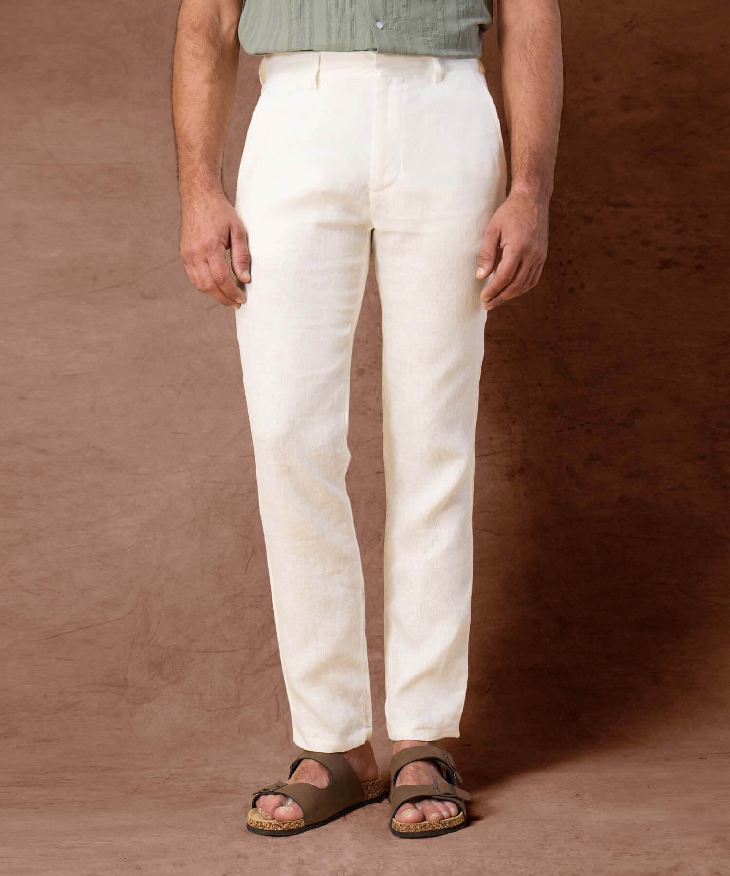 Pantalón Palma Texturizado blanco para hombre, vista principal