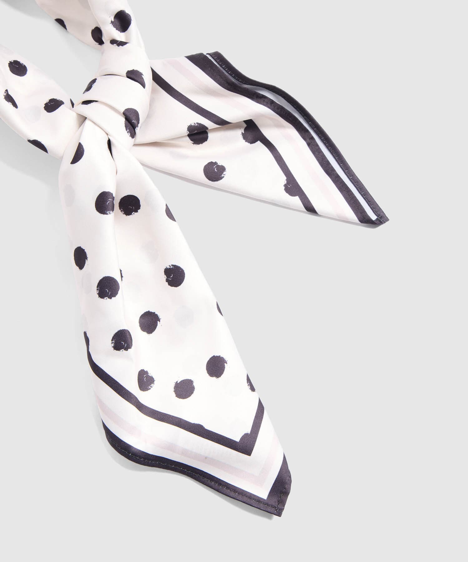 Pañoleta Valentina Relajado blanco para mujer, vista 3