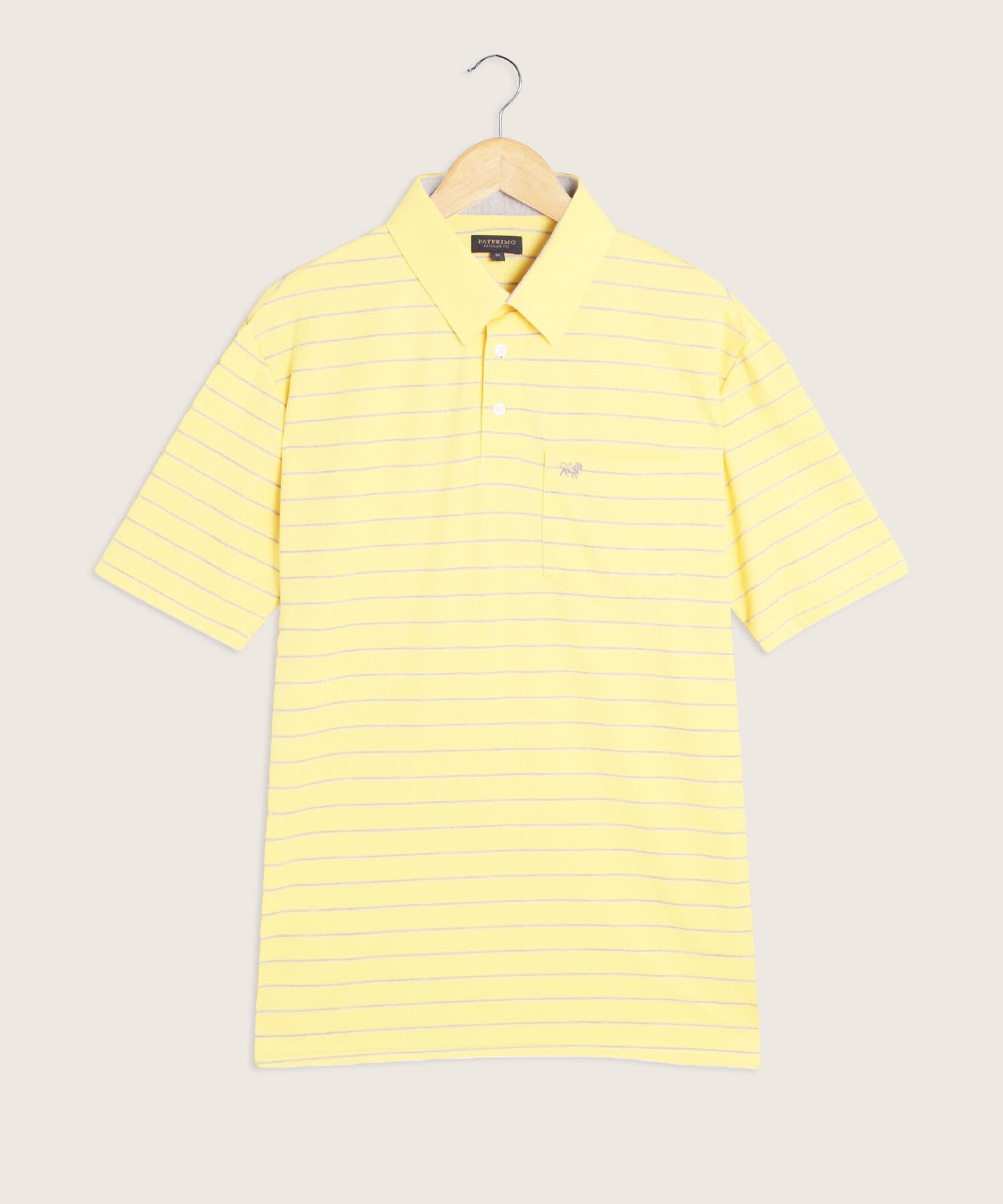 Polo Niebla Minimalista coral para hombre, vista 5