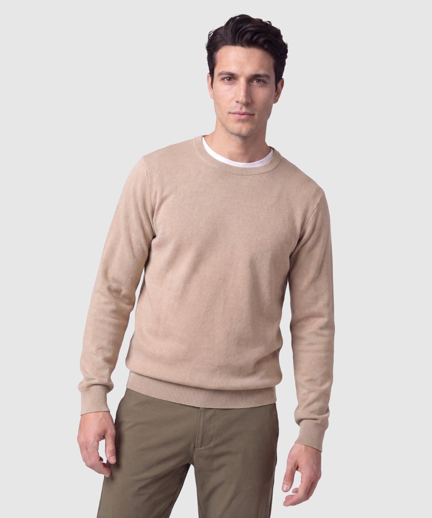 Buzo Valle Fluido arena para hombre, vista principal