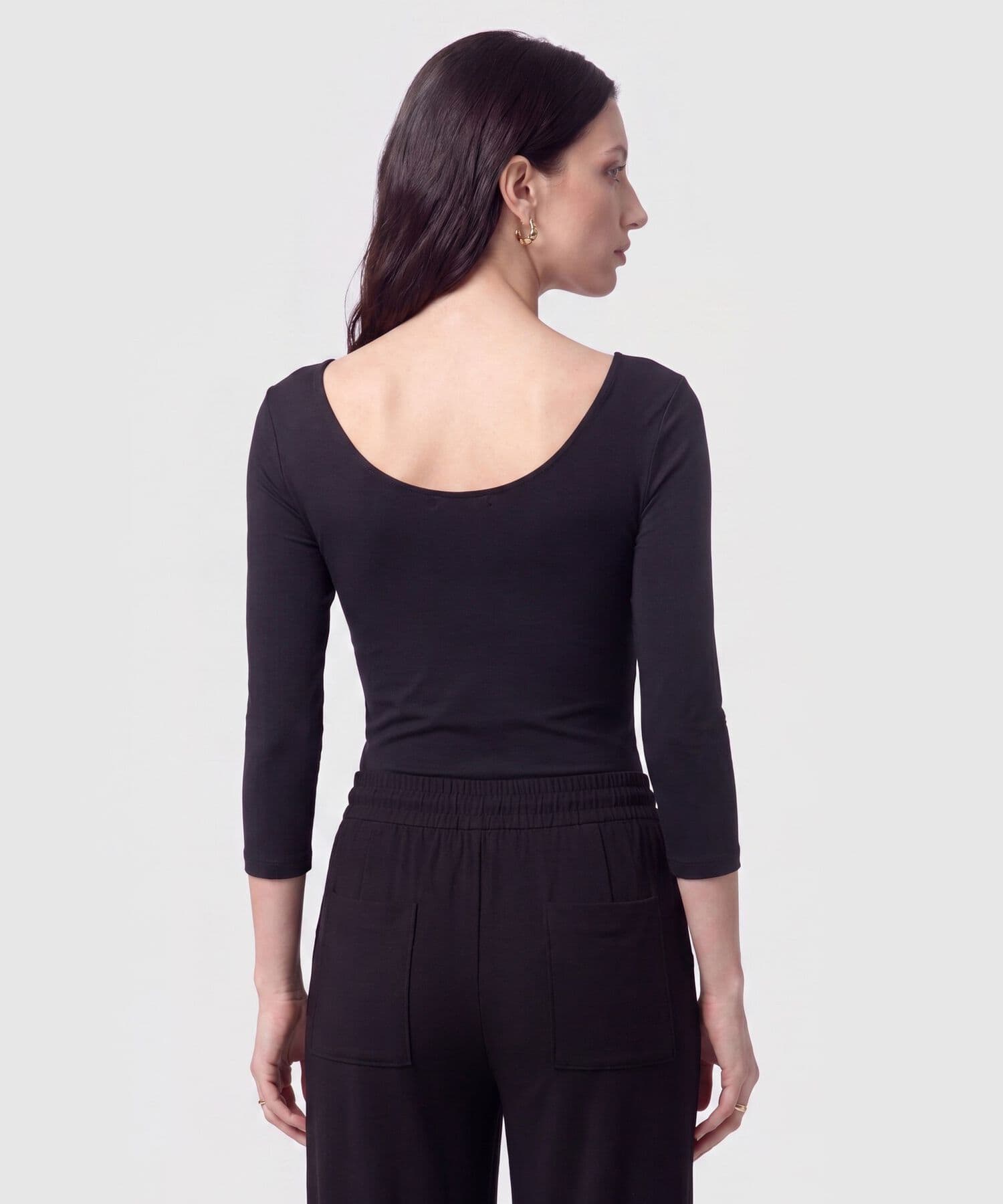 Camiseta Dalia Urbano negro para mujer, vista 4