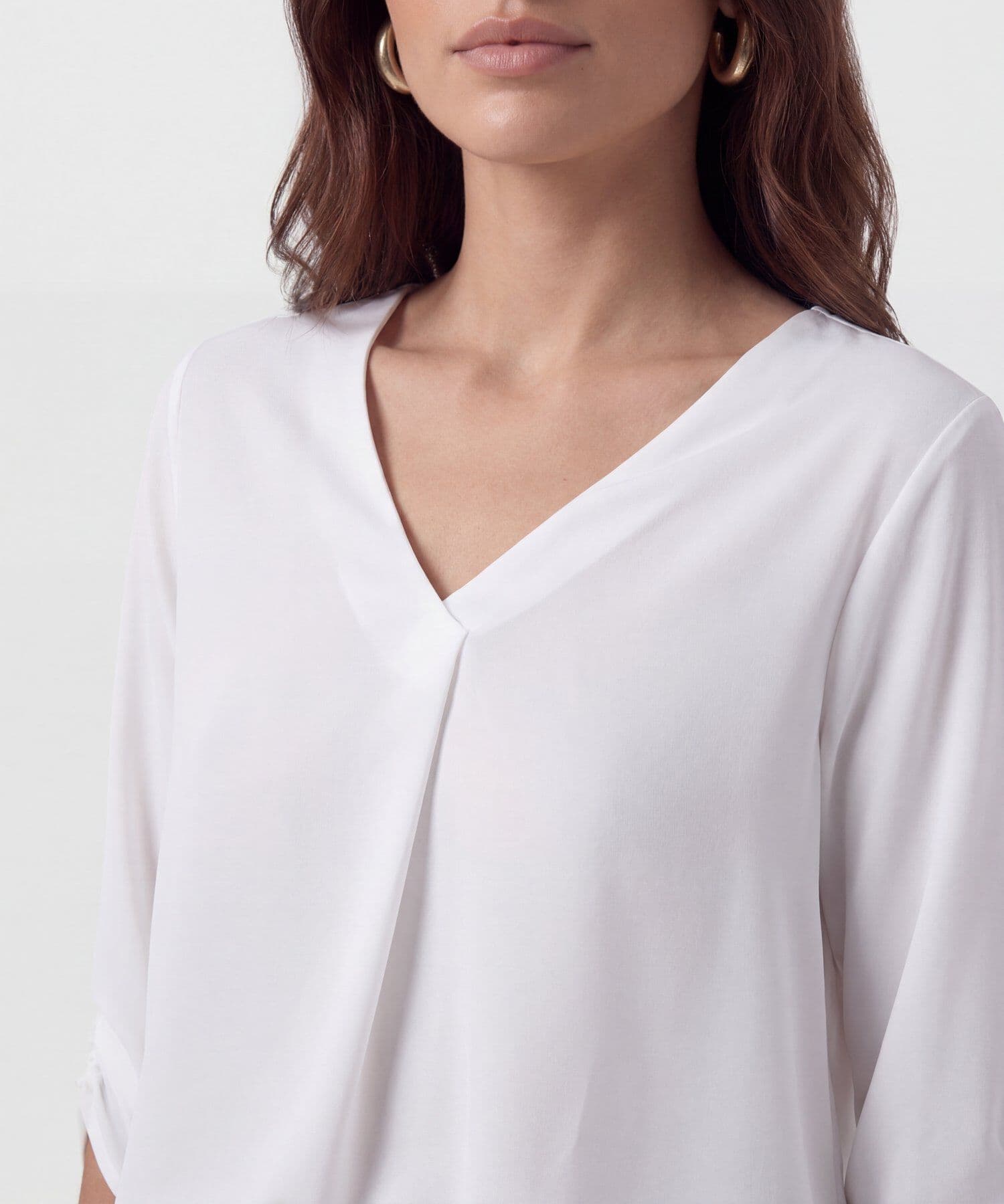 Blusa Solana Urbano blanco para mujer, vista 3