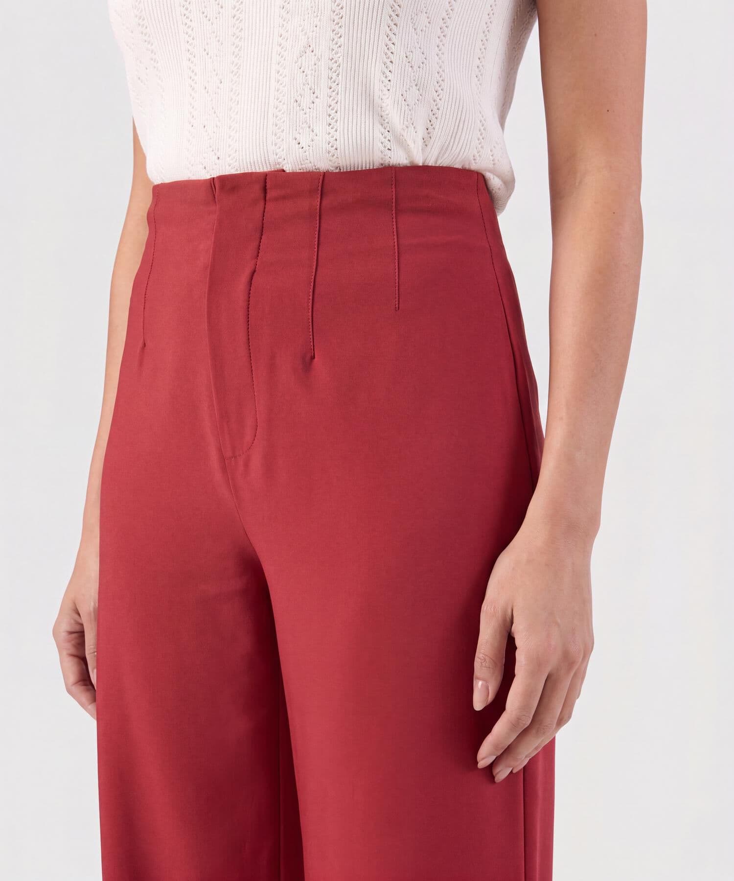 Pantalón Emilia Suave verde oliva para mujer, vista 3