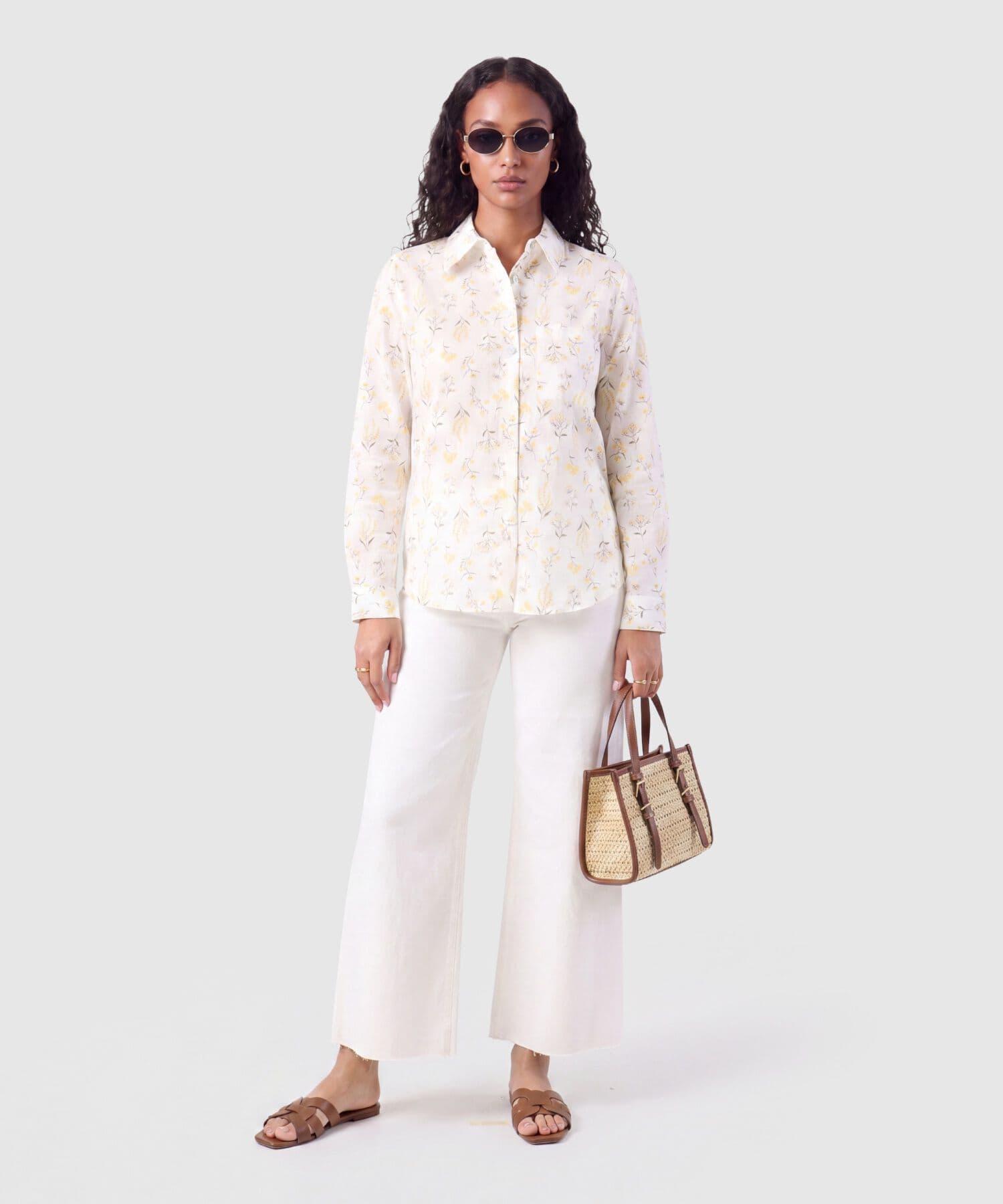 Camisa Jacaranda Sastre blanco para mujer, vista 2