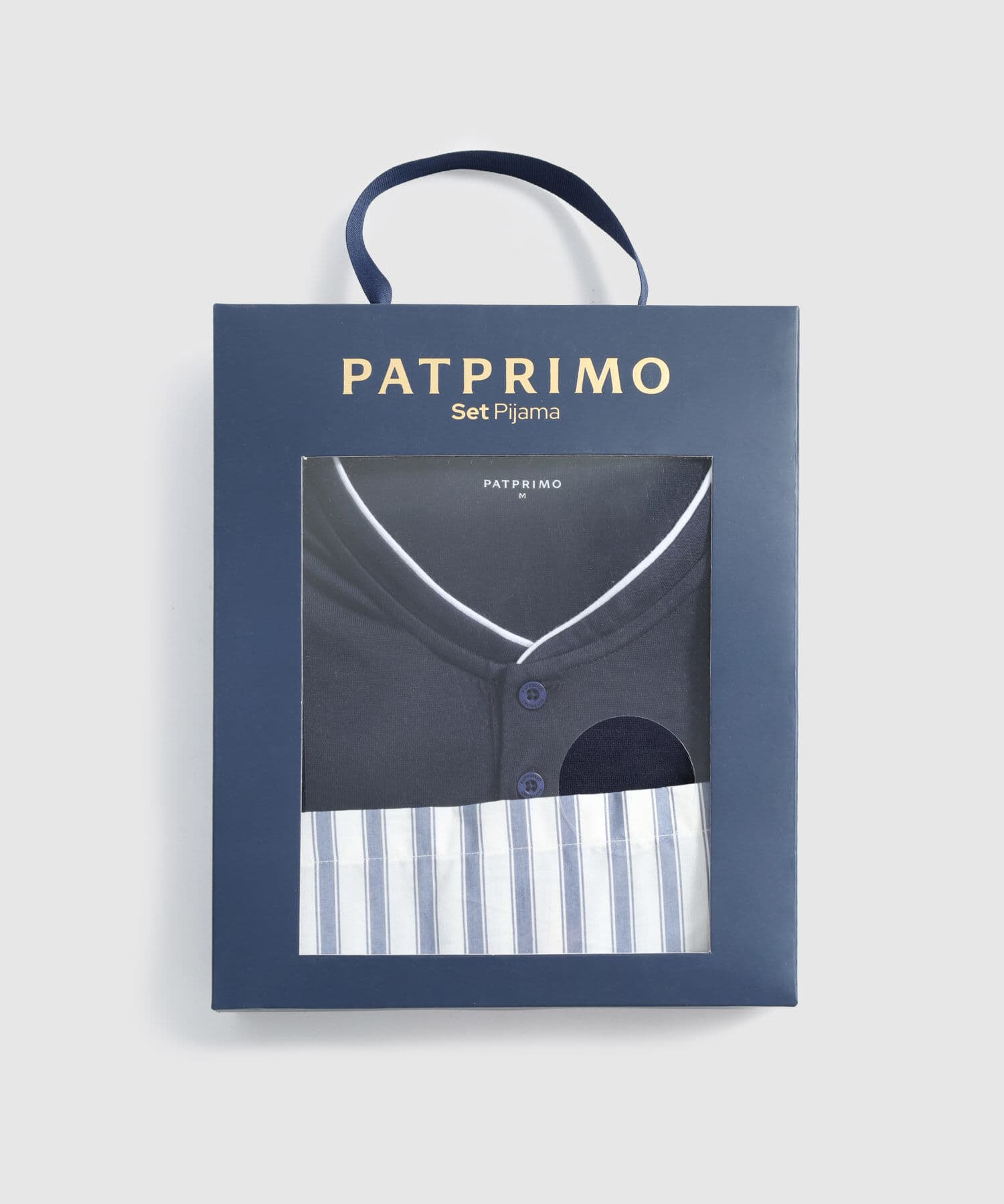 Pijama Cedro de Ciudad azul marino para hombre, vista 2