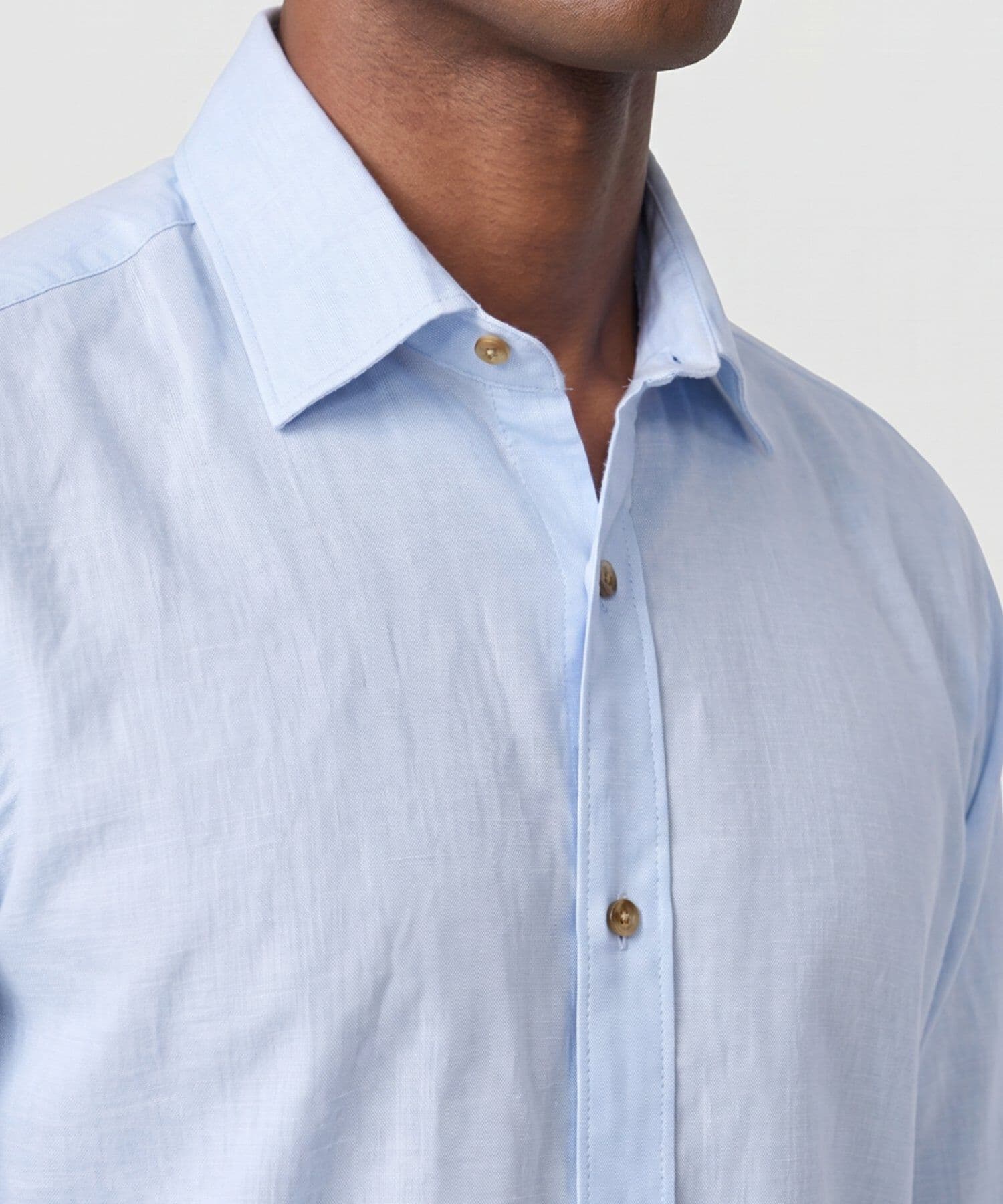 Camisa Serena Clásico azul marino para hombre, vista 3