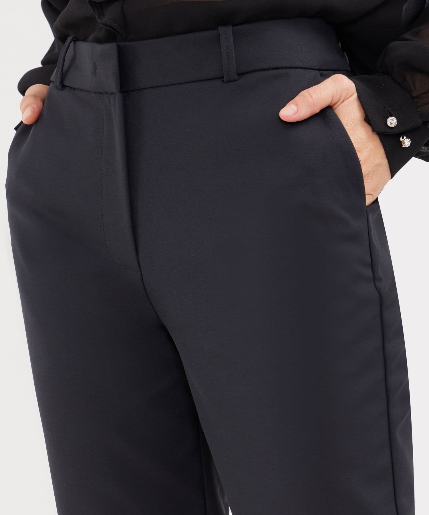 Pantalón Bahía de Noche negro para mujer, vista 3