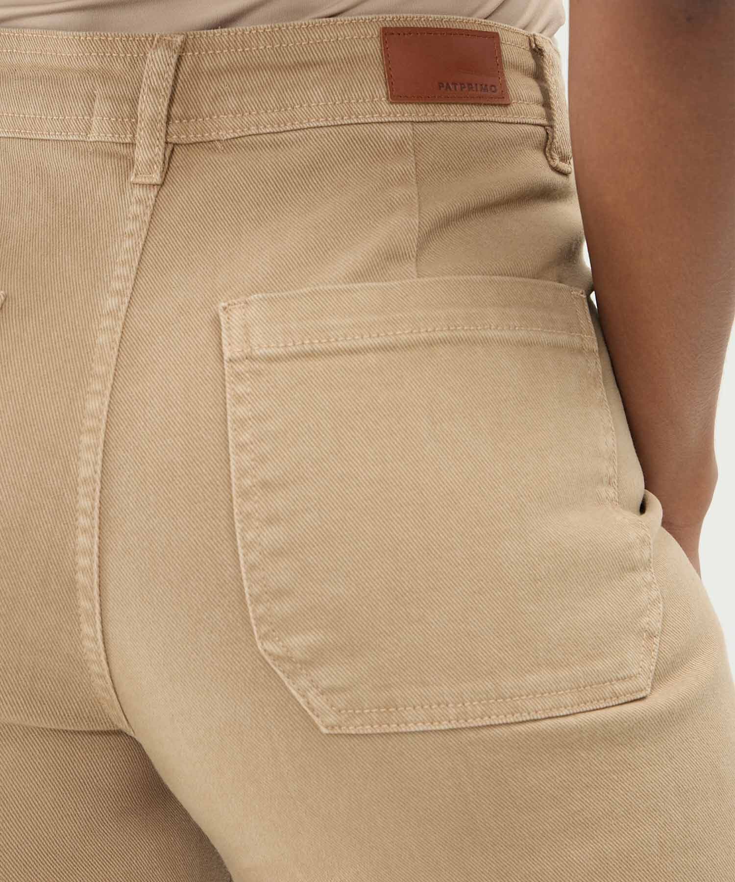 Jean Violeta Texturizado café para mujer, vista 6