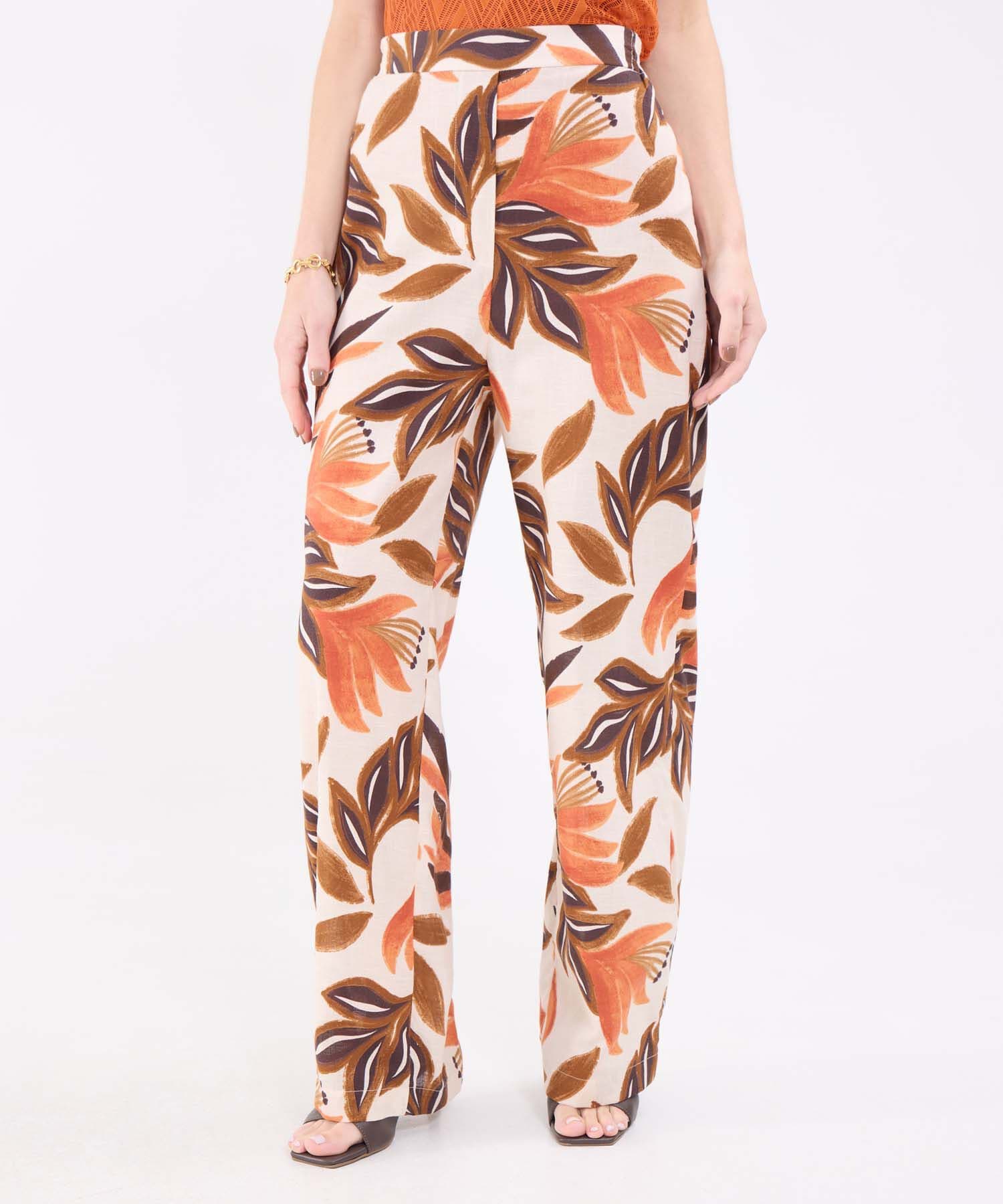 Pantalón Valle de Día naranja para mujer, vista principal
