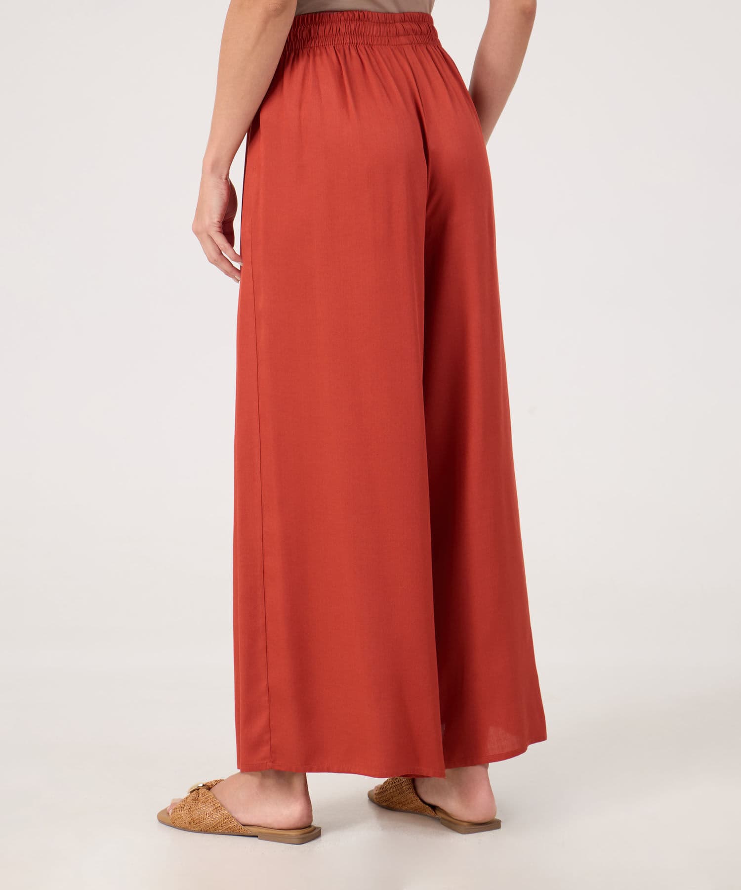 Pantalón Selva Minimalista naranja para mujer, vista 4