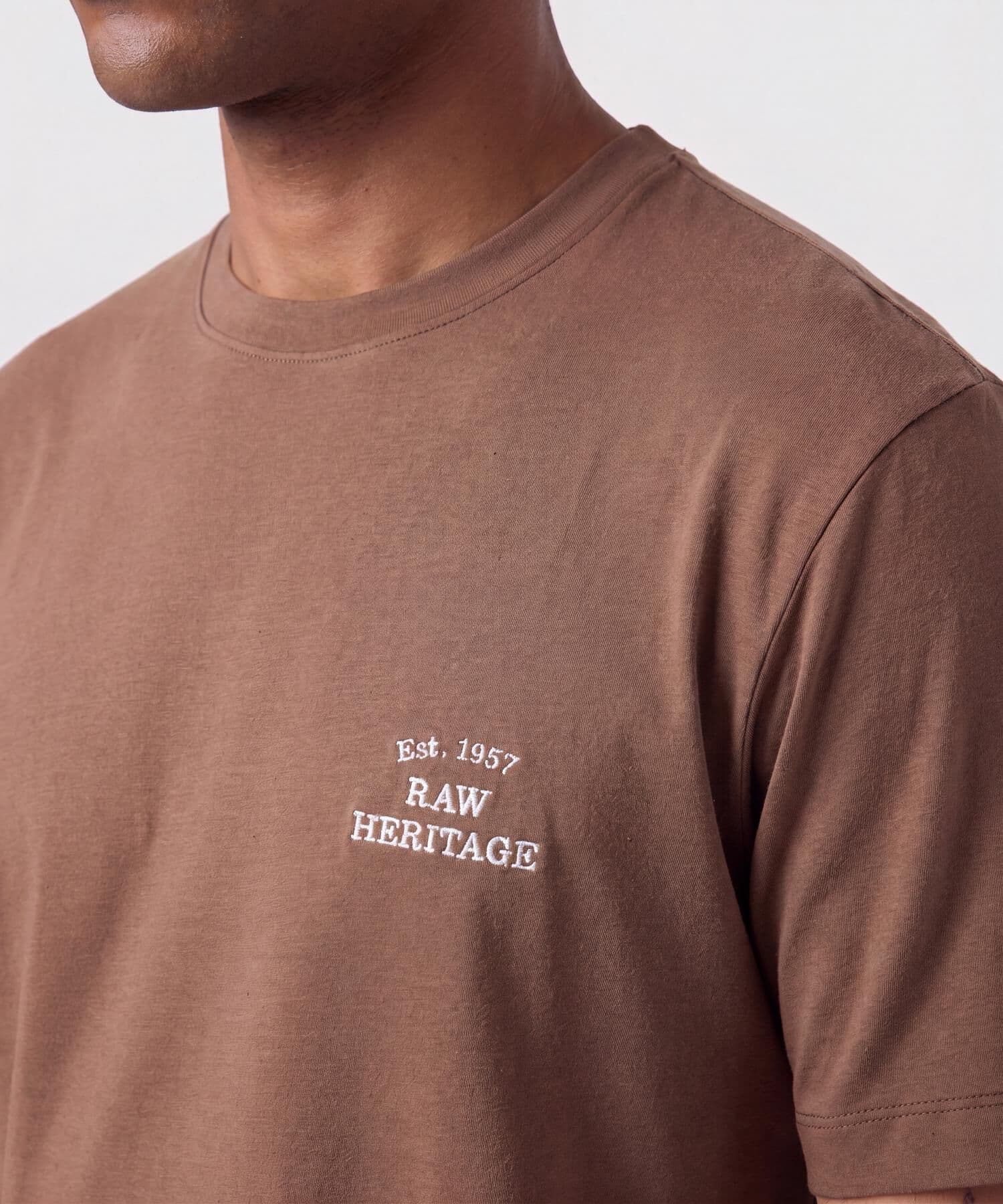 Camiseta Sabana de Día café para hombre, vista 3