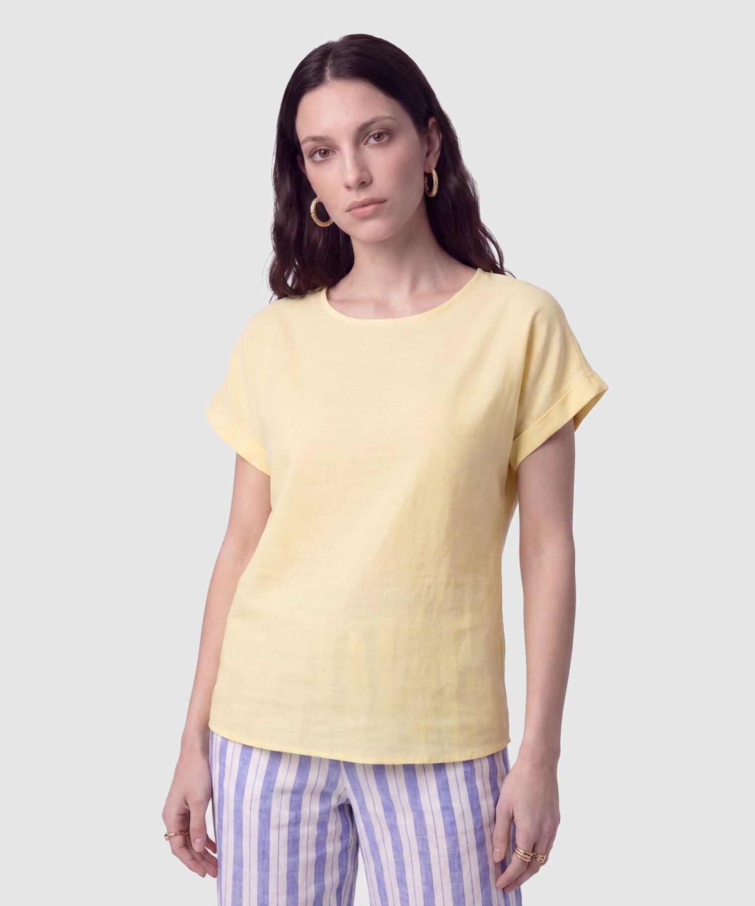Blusa Amalia Urbano azul cielo para mujer, vista principal